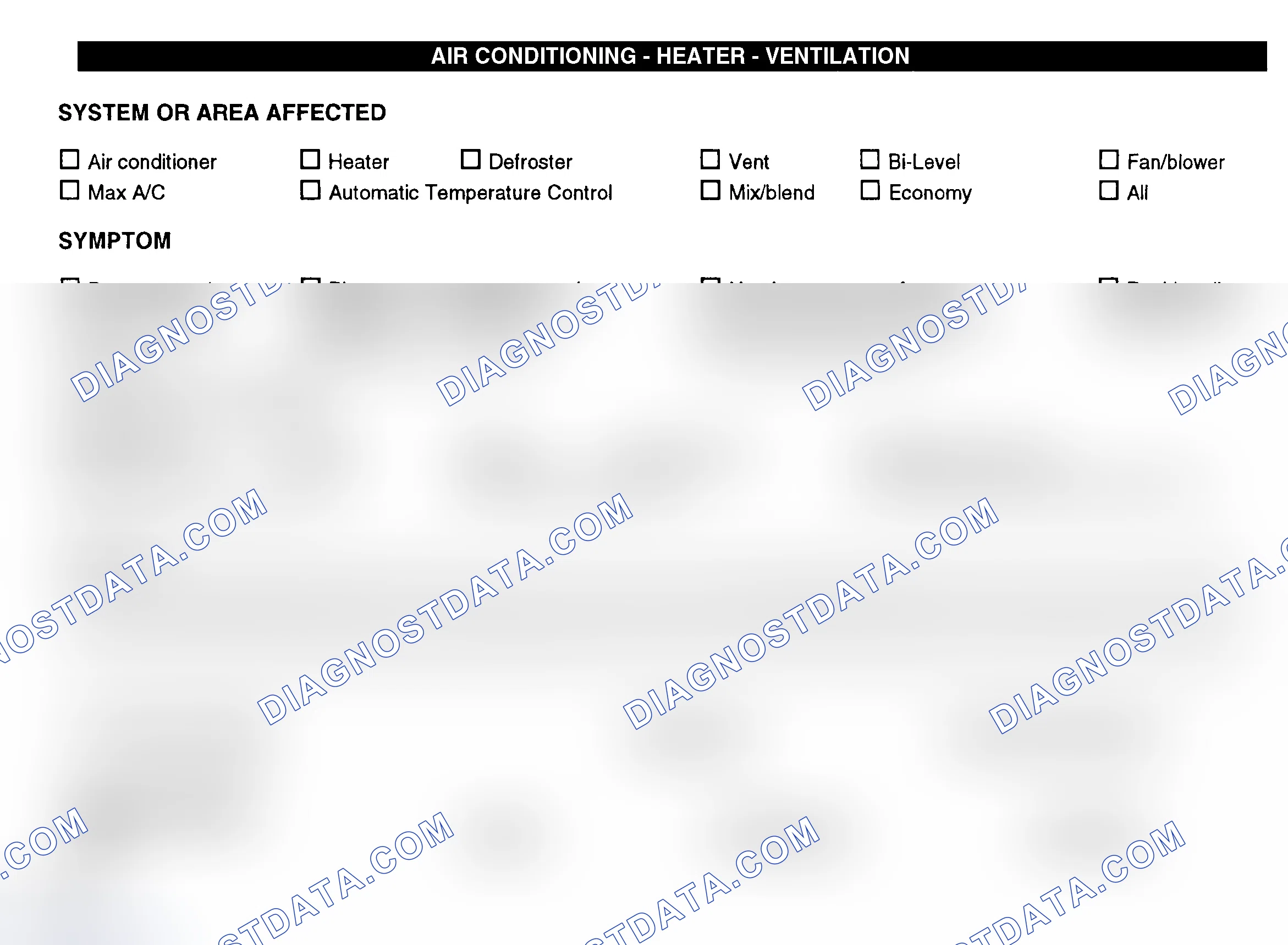 Scheme 8: Air Conditioning, Heater & Ventilation