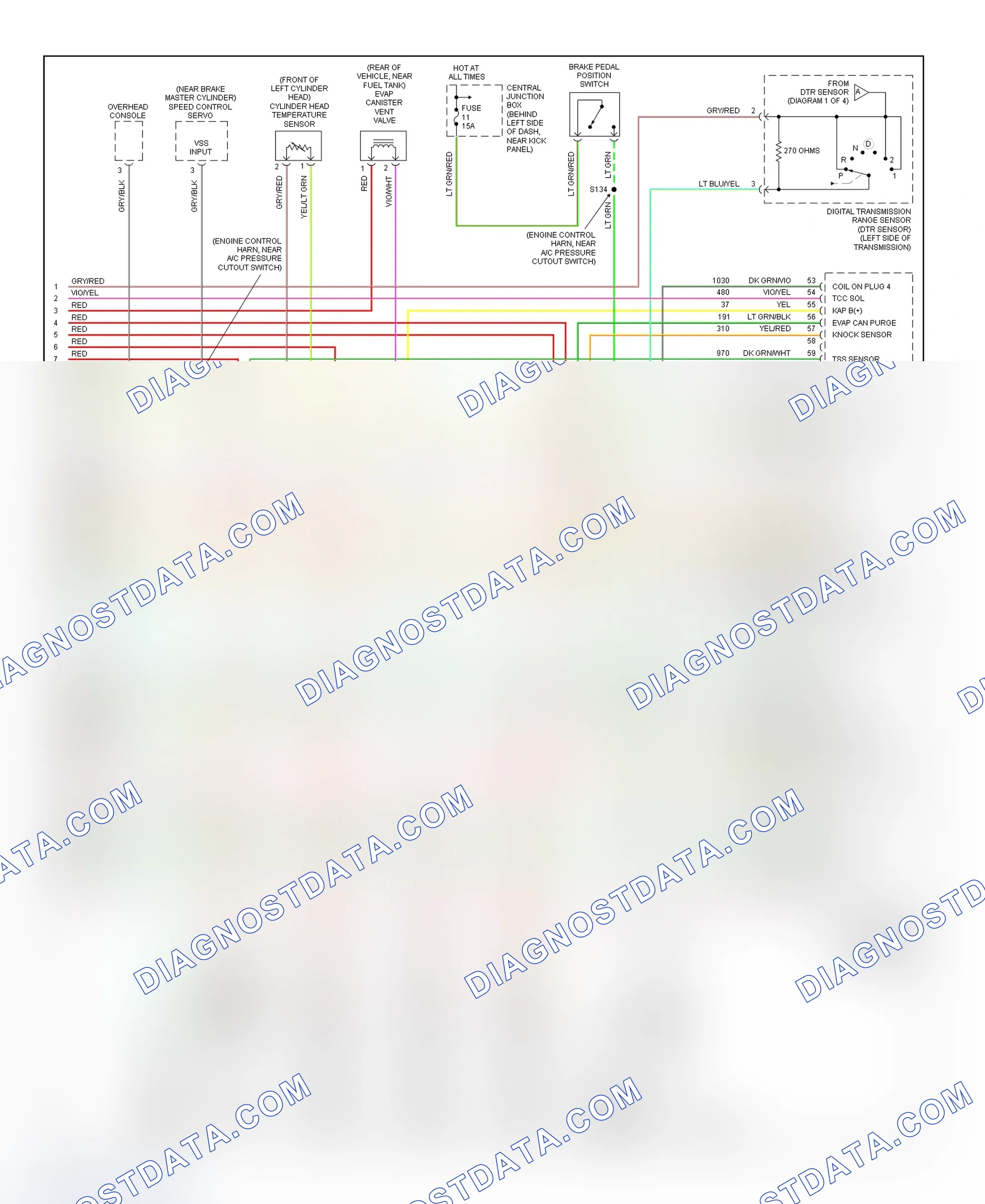 Scheme 35: PCM Wiring Diagram (Econoline - E150, E250 & E350 Super Duty - 5.4L Gasoline - 4 Of 4)