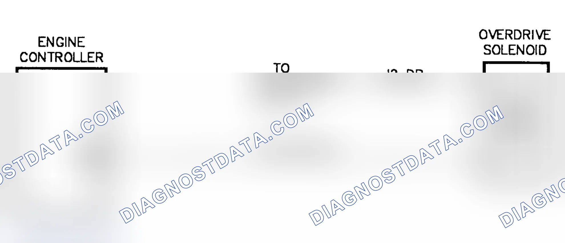 Scheme 307: Schematic Test DR-28A Overdrive W/O Lockup Solenoid Circuit