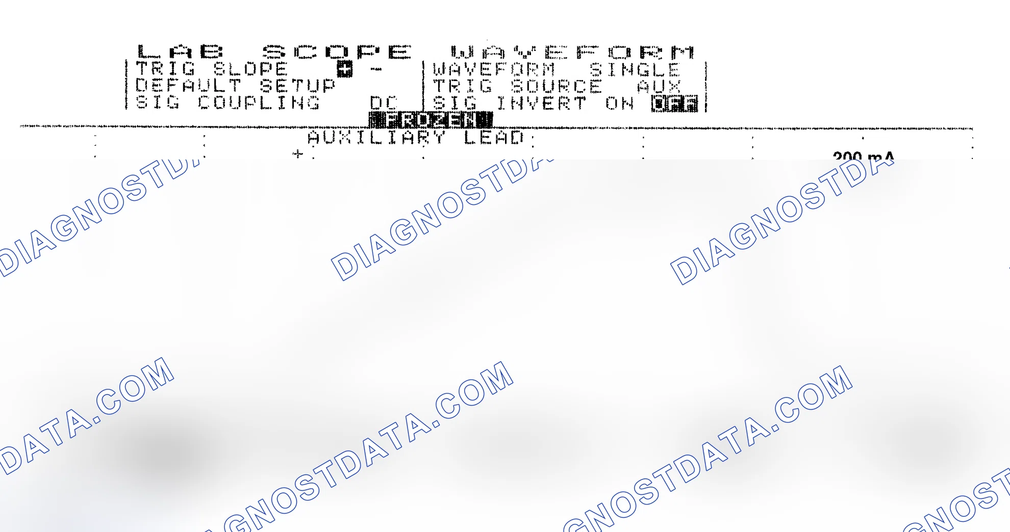 Scheme 13: Single Injector w/Normal Current Flow - Current Pattern