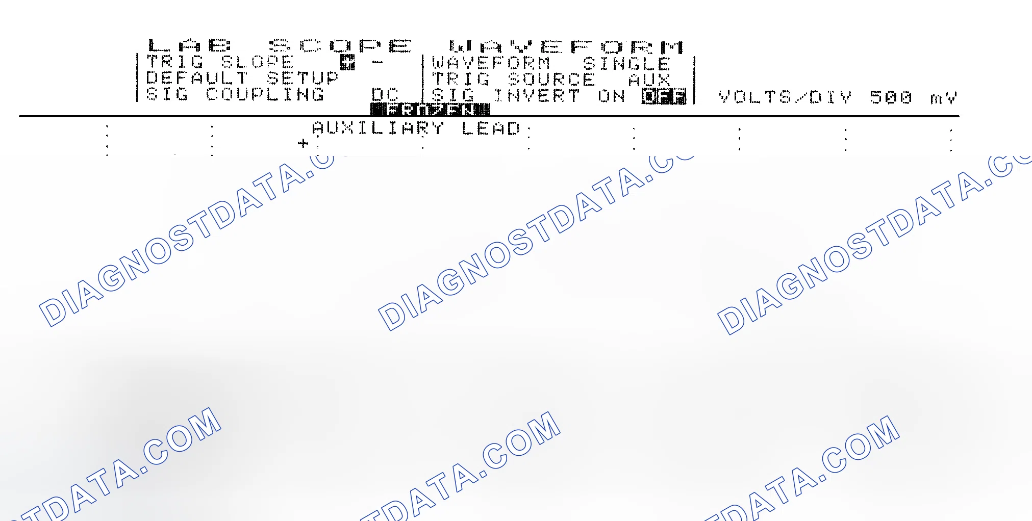 Scheme 14: Single Injector w/Excessive Current Flow - Current Pattern