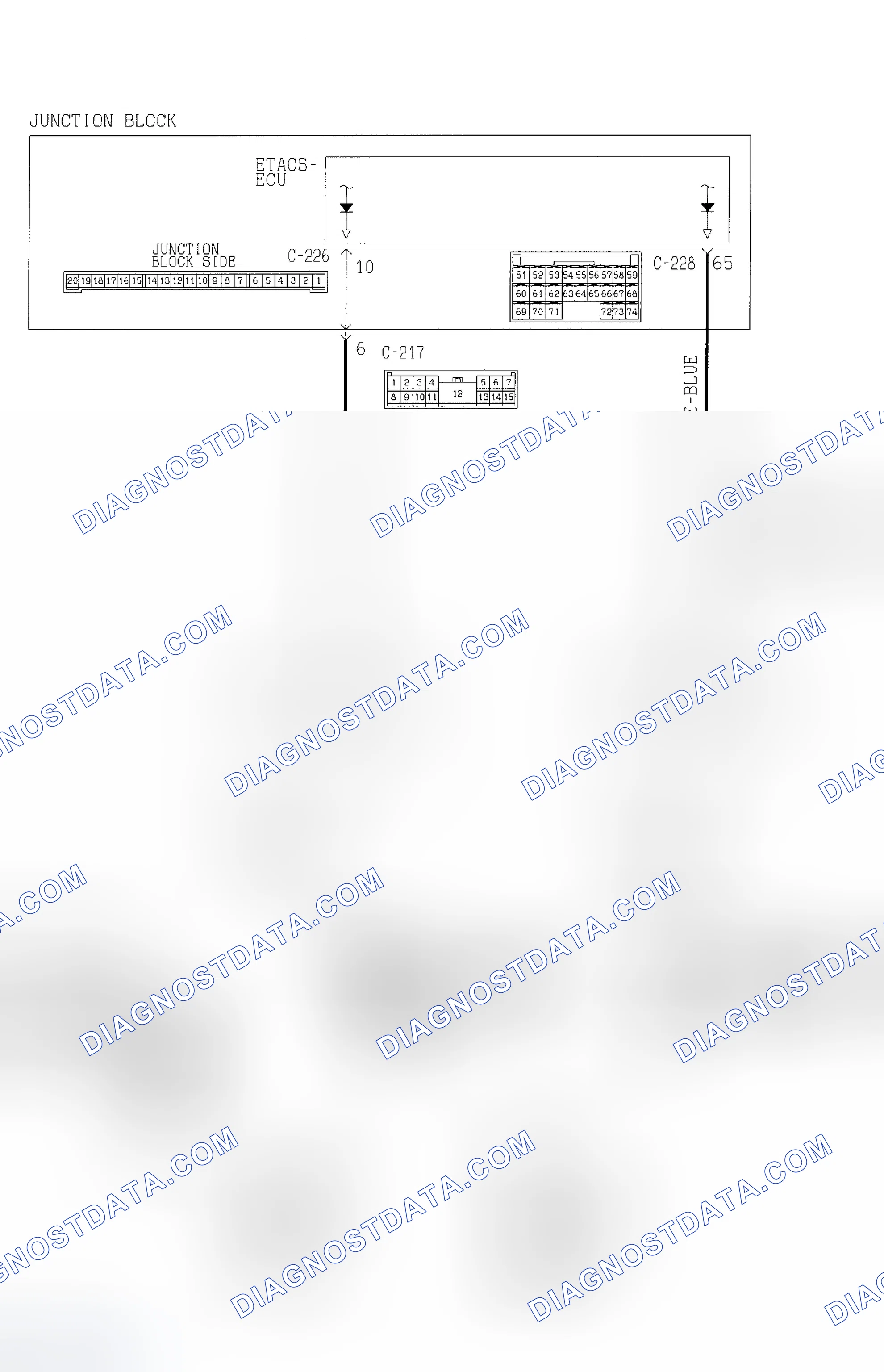 Scheme 76: Circuit Diagram & Connector Identification