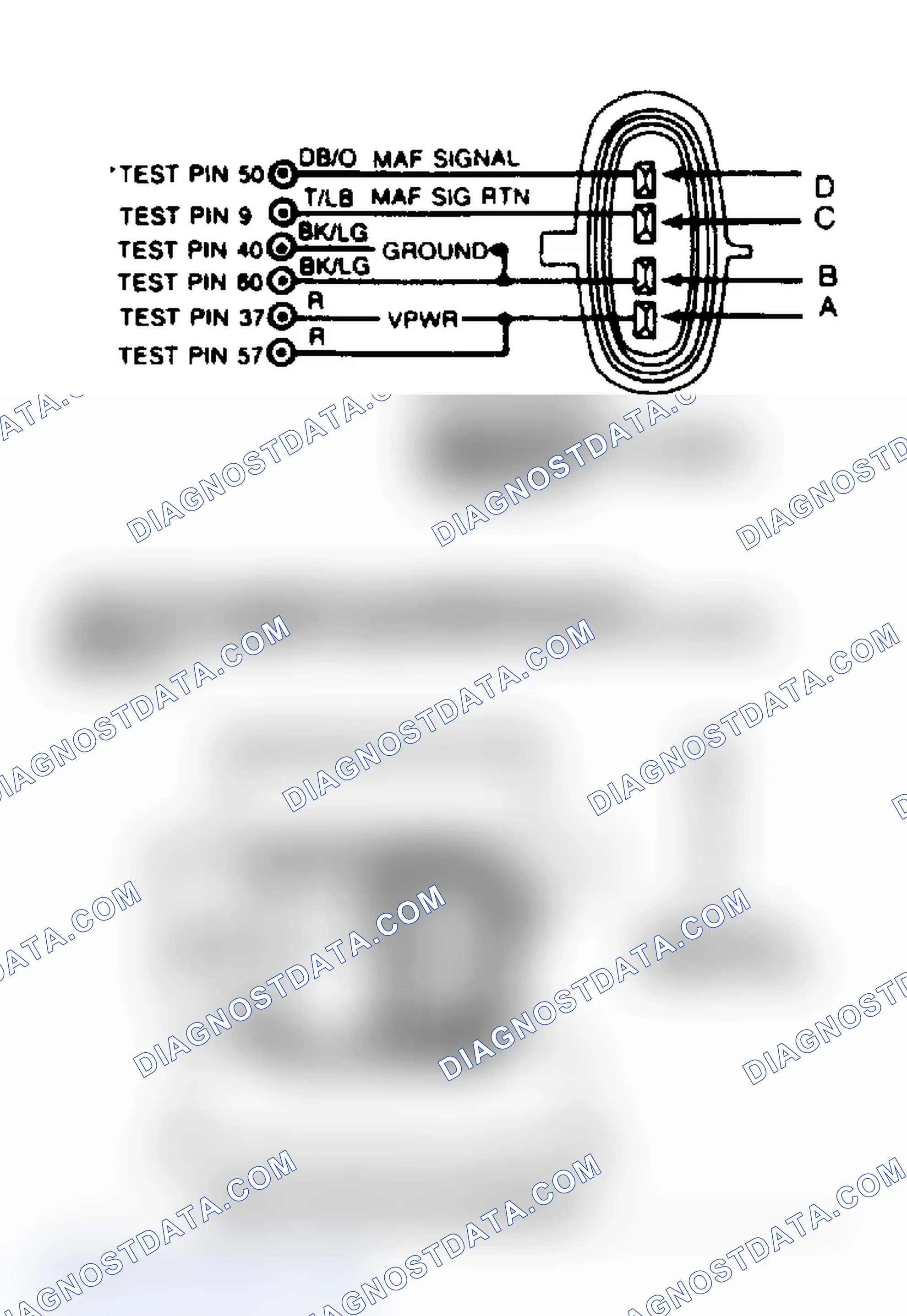 Scheme 63: Mass Airflow Sensor (MAF) Circuits