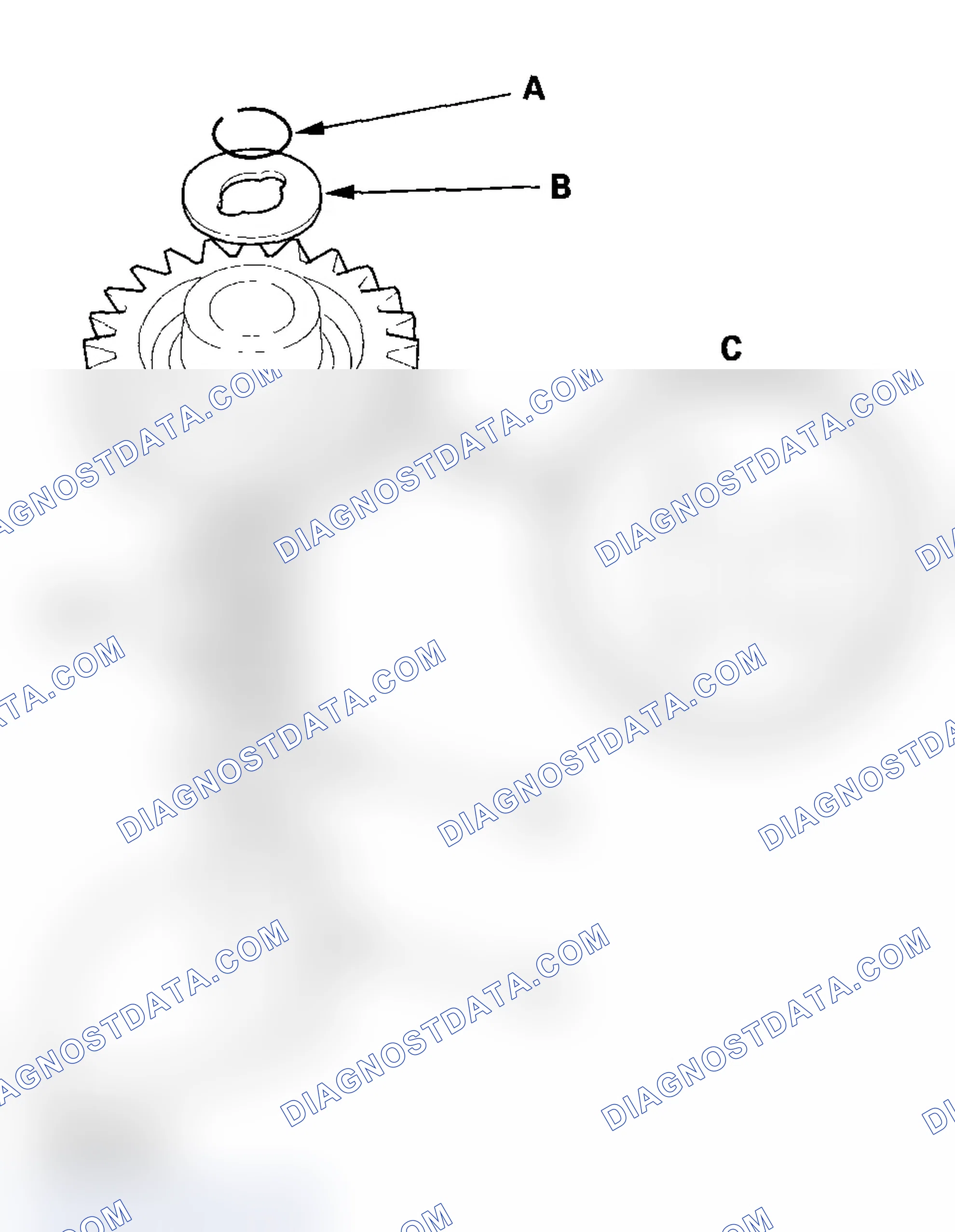Scheme 423: Reverse Idler Gear Disassembly/Inspection/Reassembly