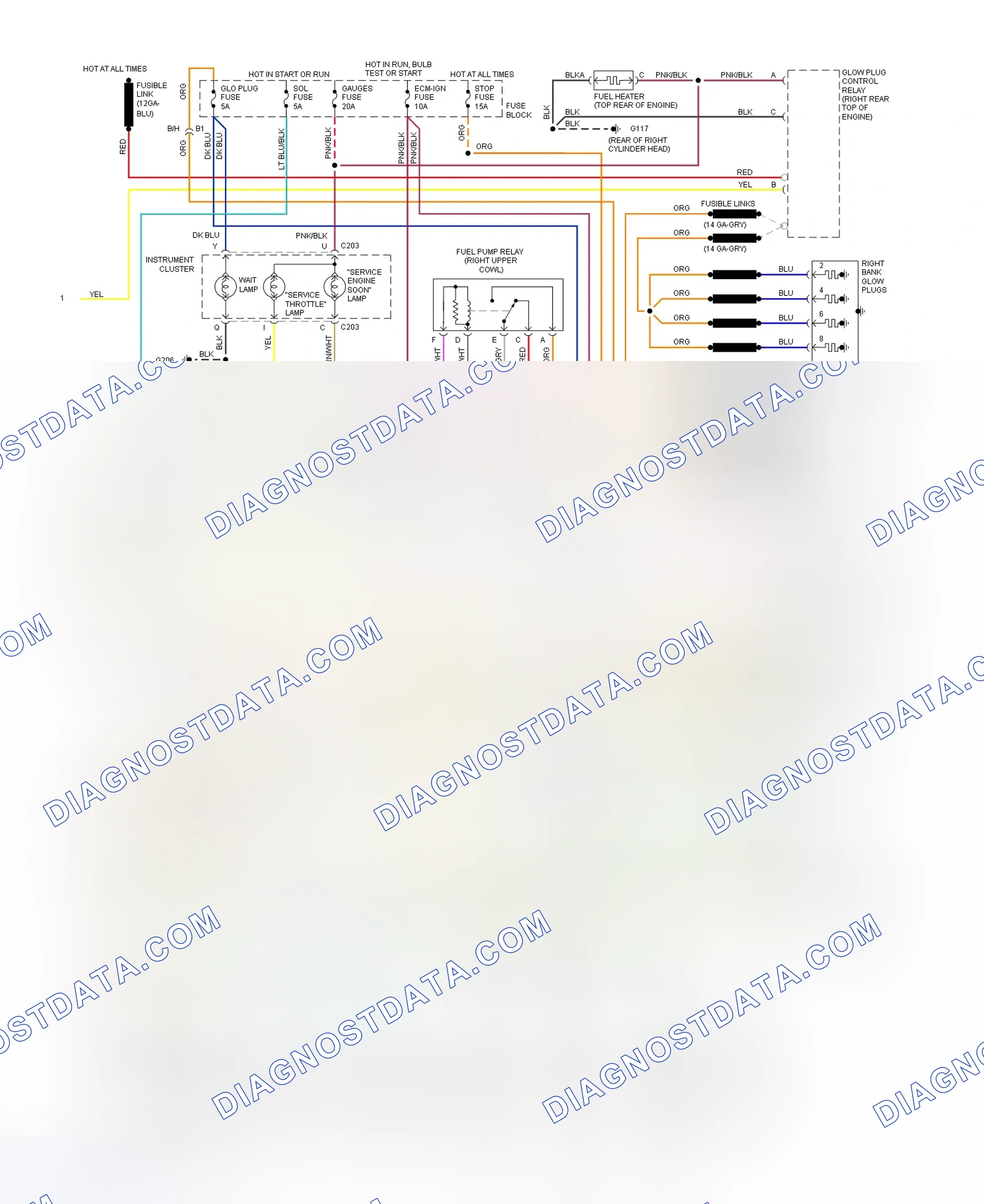 Scheme 242: Wiring Diagram For Blazer, Pickup, Sierra, Suburban & Yukon With 4L60-E (2 Of 2)