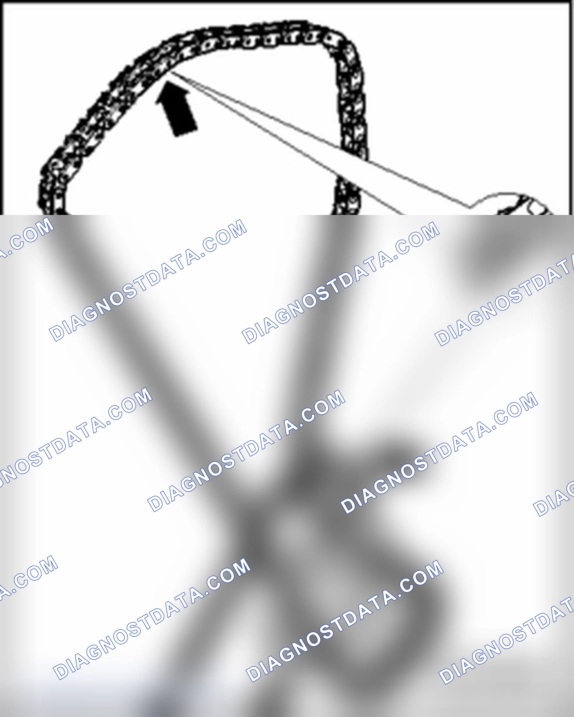 Scheme 199: Marking rotation direction of timing chains