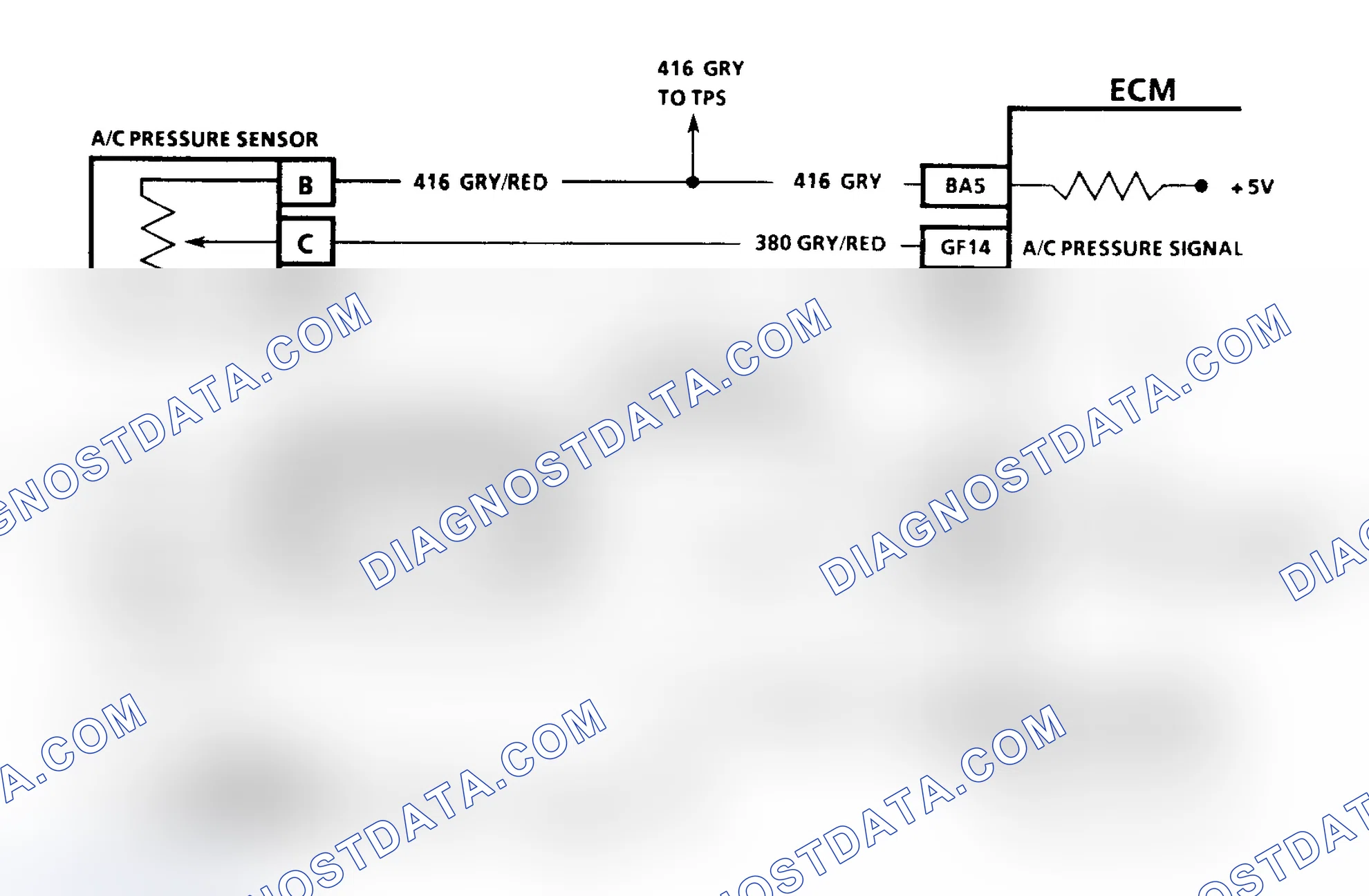 Scheme 232: Code 66, Schematic, L Body, A/C Pressure Sensor
