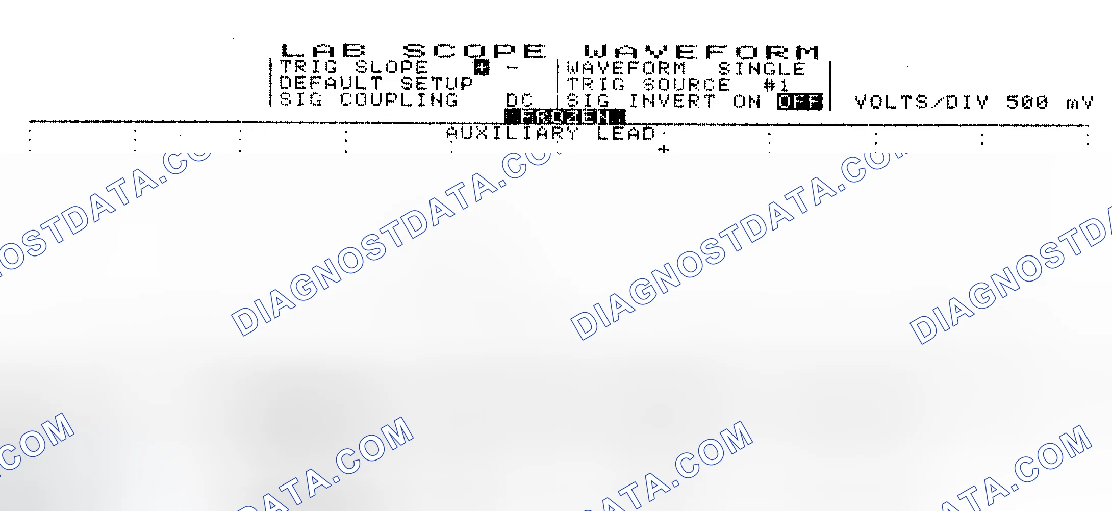 Scheme 10: Single Injector w/Excessive Current Flow - Current Pattern