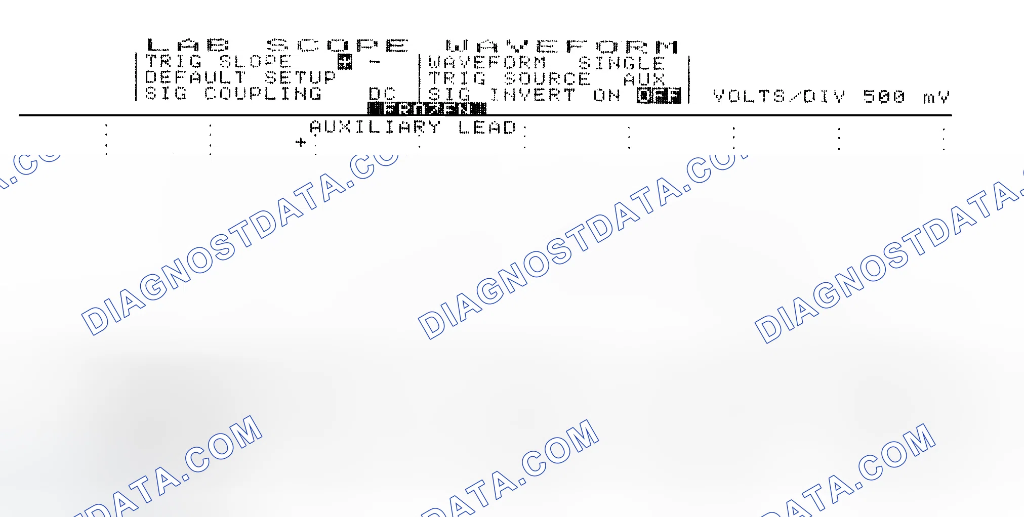 Scheme 14: Single Injector w/Excessive Current Flow - Current Pattern