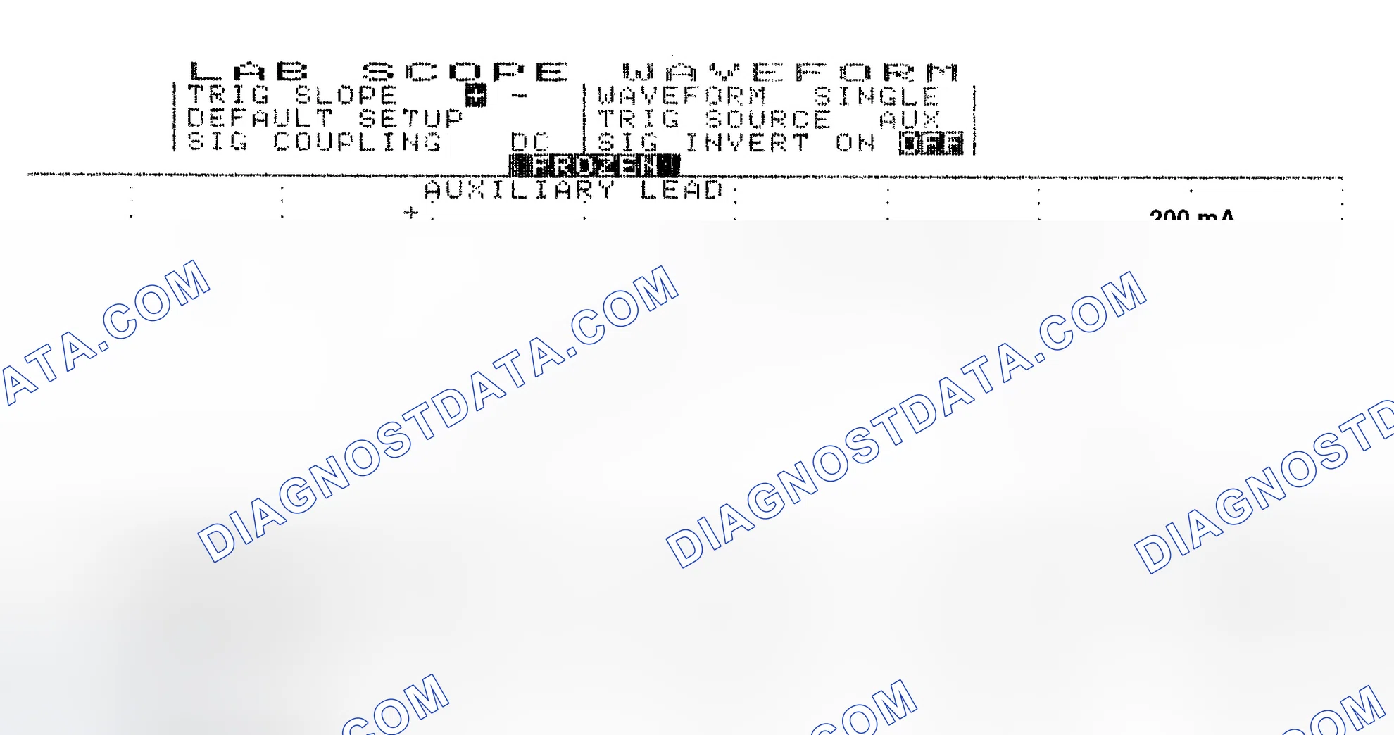Scheme 13: Single Injector w/Normal Current Flow - Current Pattern