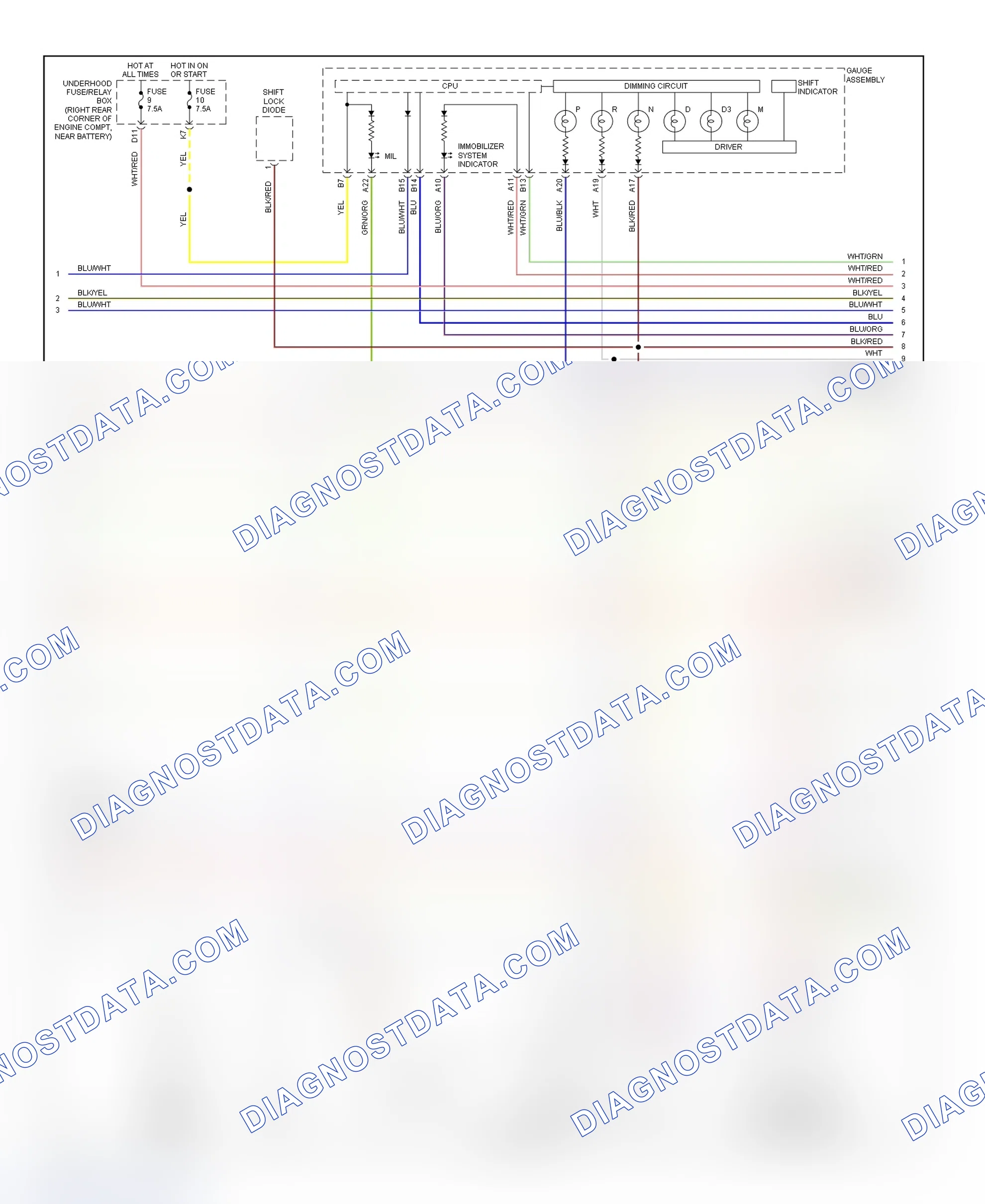 Scheme 10: Wiring Diagram (RSX 2.0L - 5 Of 6)