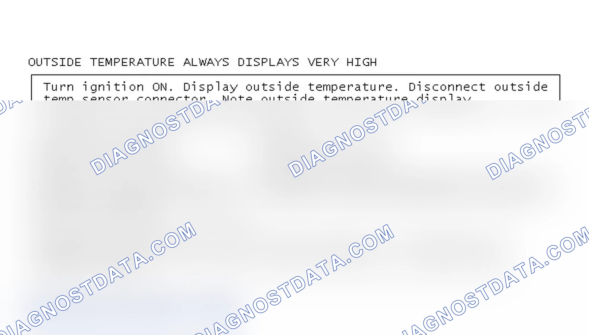 Scheme 23: Outside Temperature Always Displays Very High