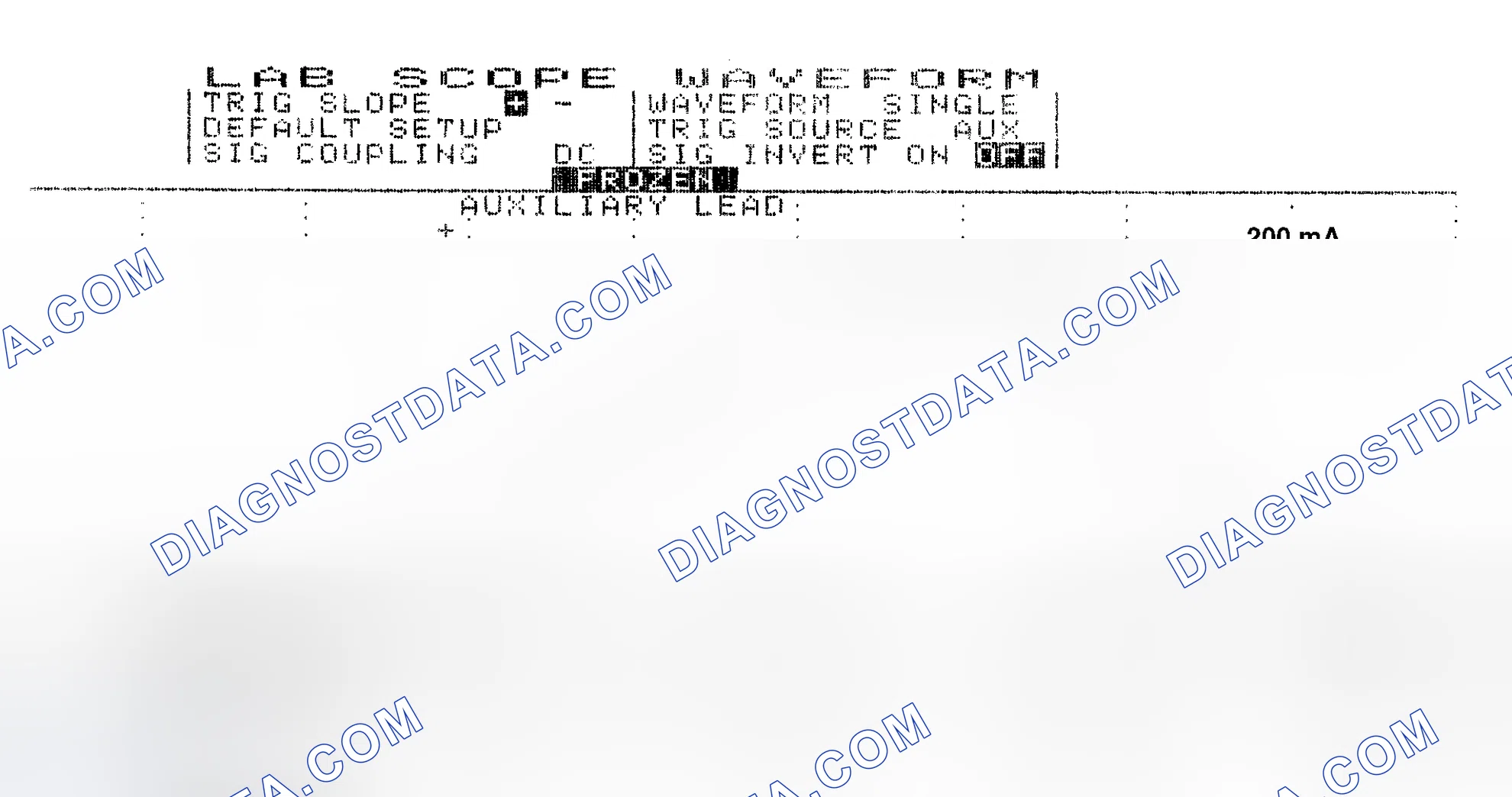 Scheme 13: Single Injector w/Normal Current Flow - Current Pattern