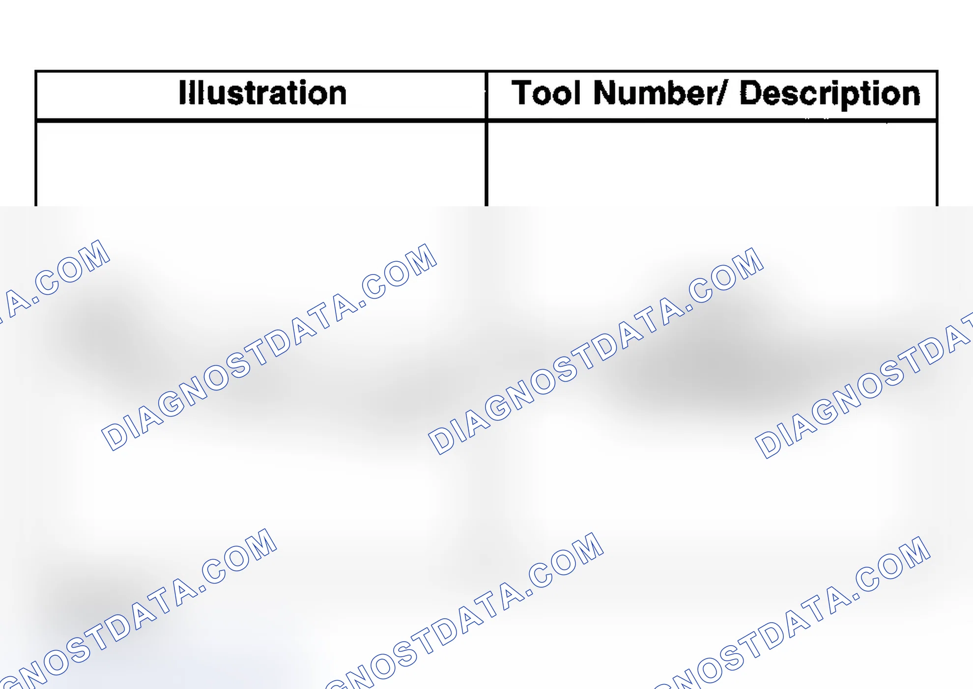 Scheme 43: Special Tools & Equipment