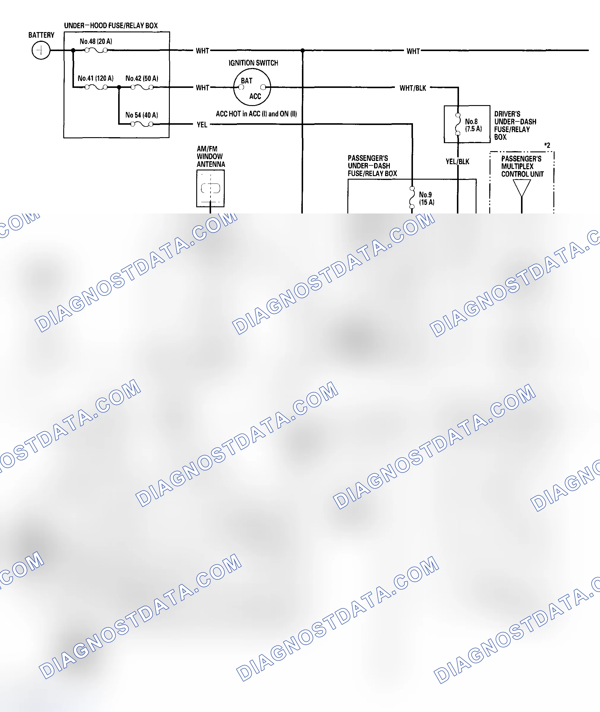 Scheme 22: '05-06 Models Without Rear Entertainment System