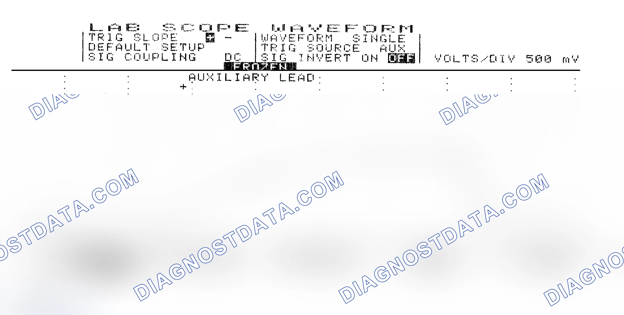 Scheme 14: Single Injector w/Excessive Current Flow - Current Pattern