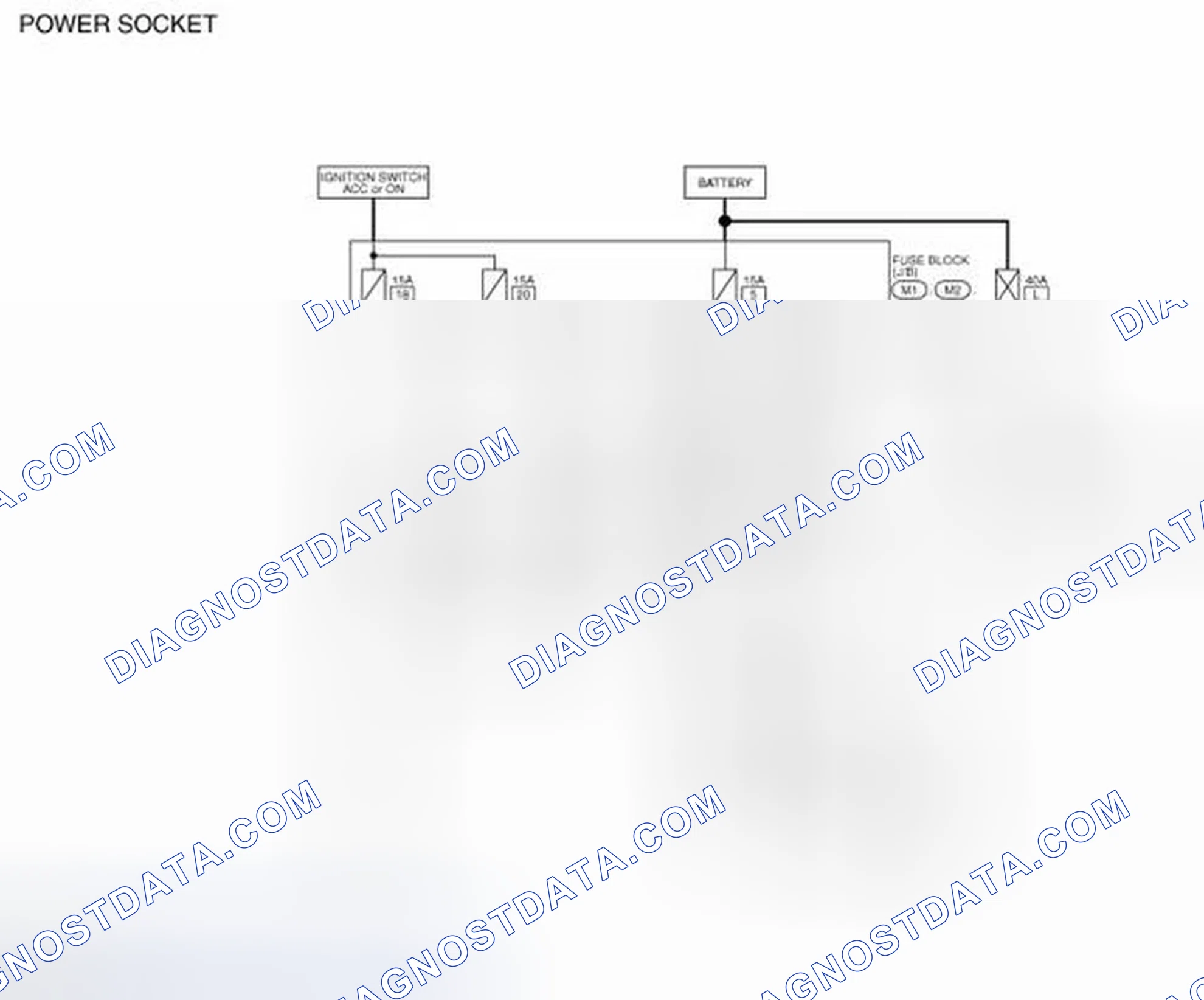Scheme 202: Wiring Diagram - POWER SOCKET