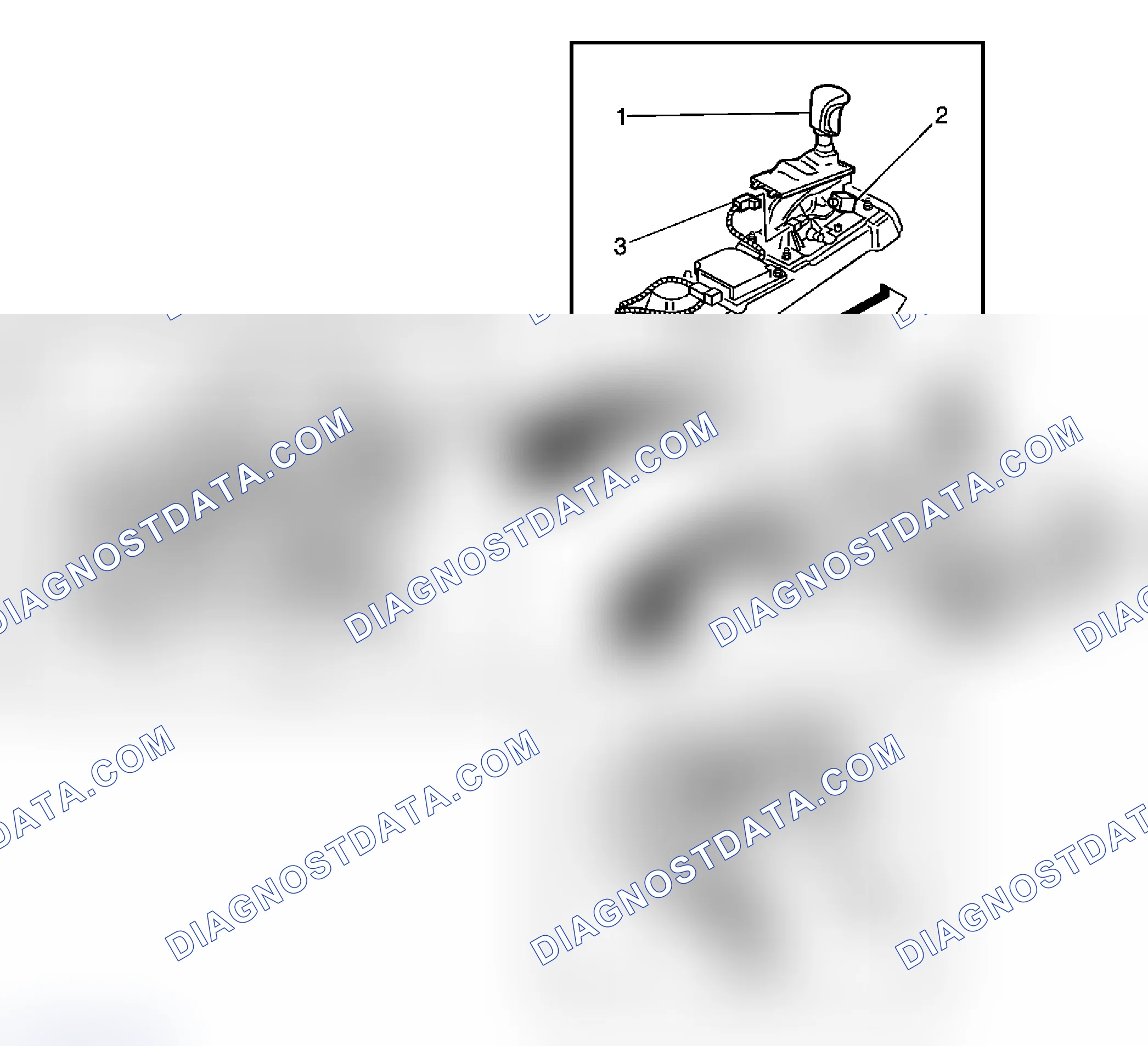 Scheme 53: Automatic Transmission Shift Lock Control Component Views