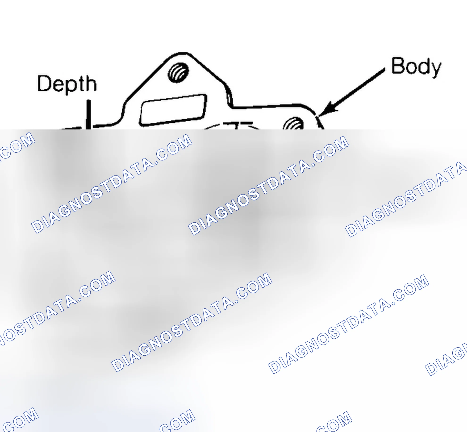 Scheme 35: Measuring Oil Pump Gear Cavity