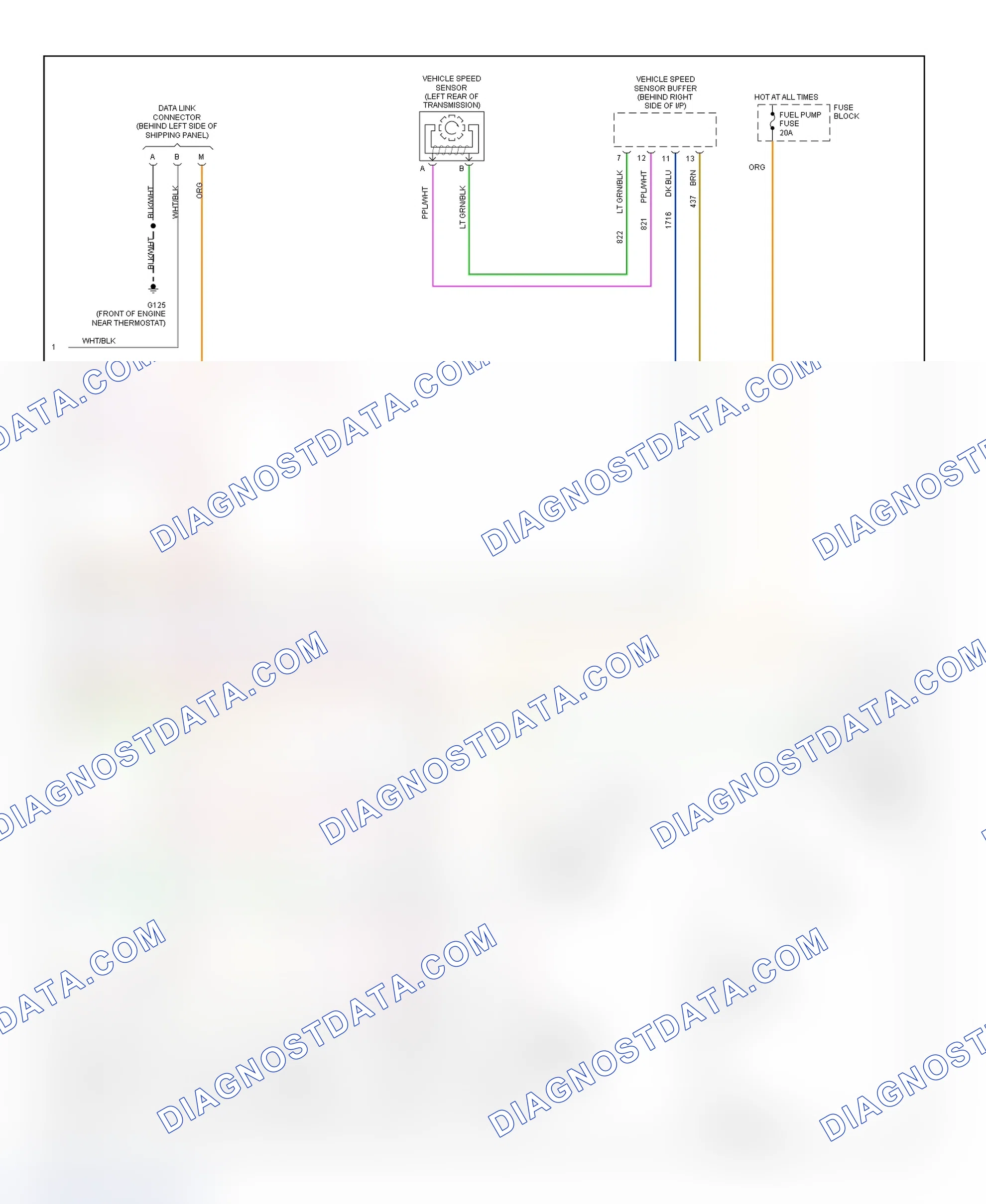 Scheme 263: Wiring Diagram ("P" Series - Cutaway - 7.4L - 3 Of 3)