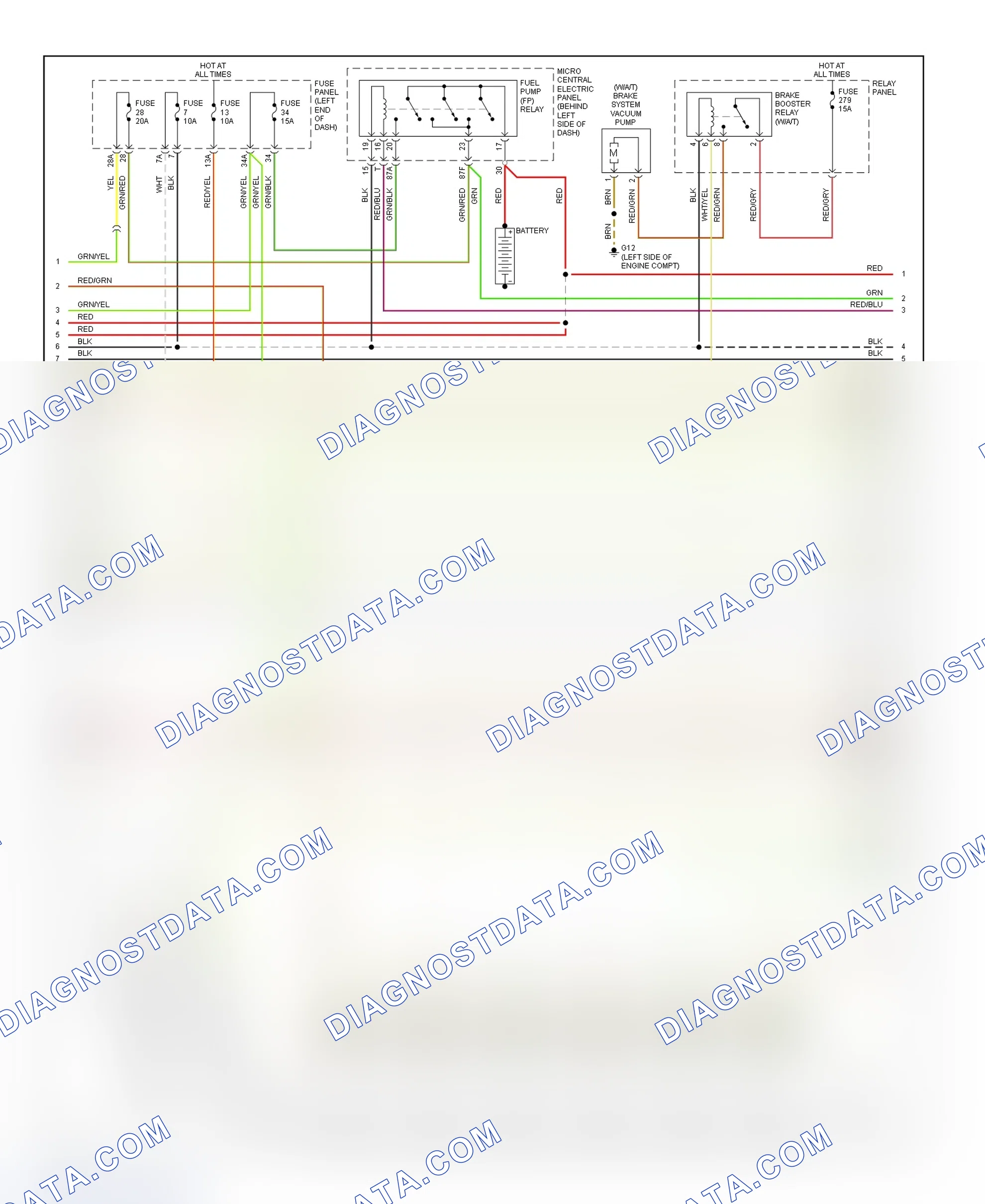 Scheme 15: Wiring Diagram (A6 3.0L - 3 Of 4)