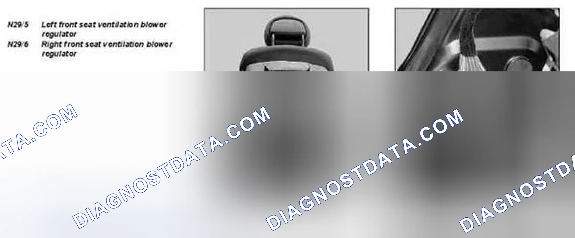 Scheme 32: Identifying Front Seat Ventilation Blower Regulator