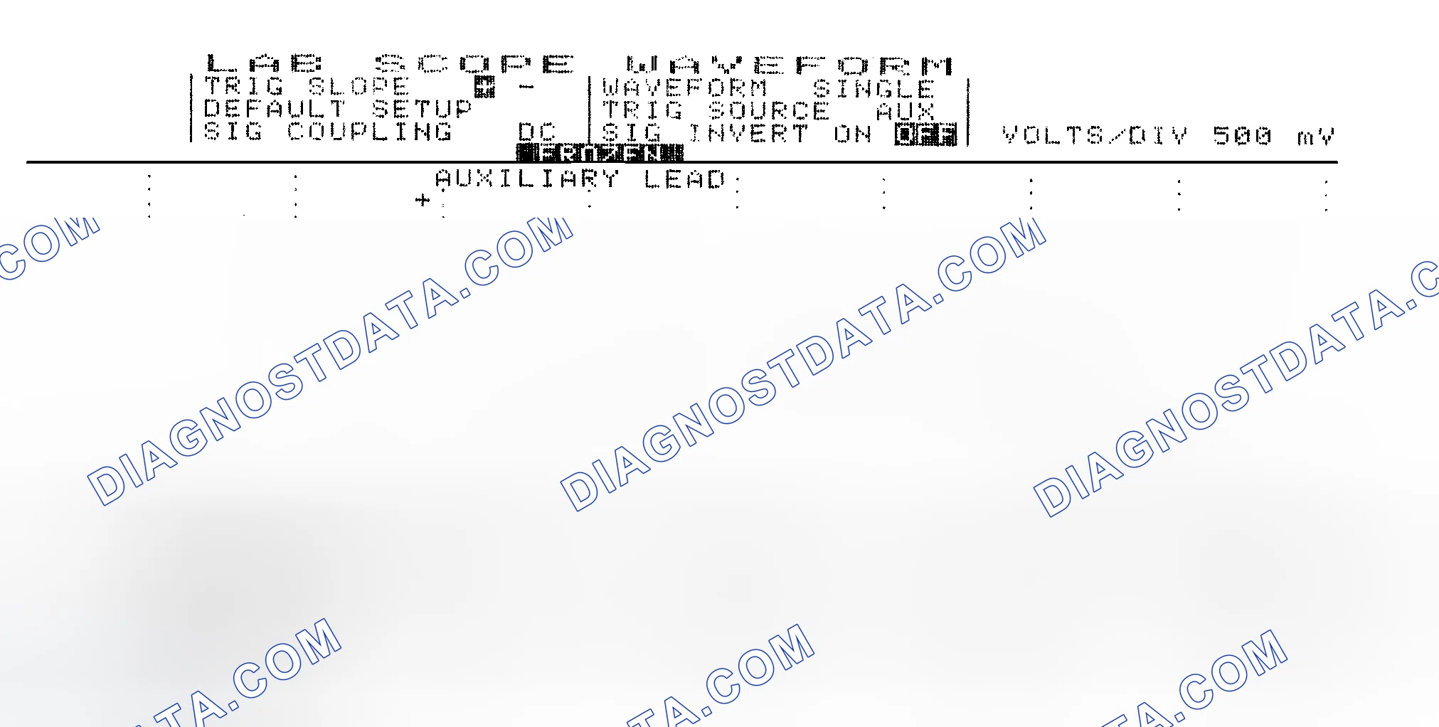 Scheme 14: Single Injector w/Excessive Current Flow - Current Pattern