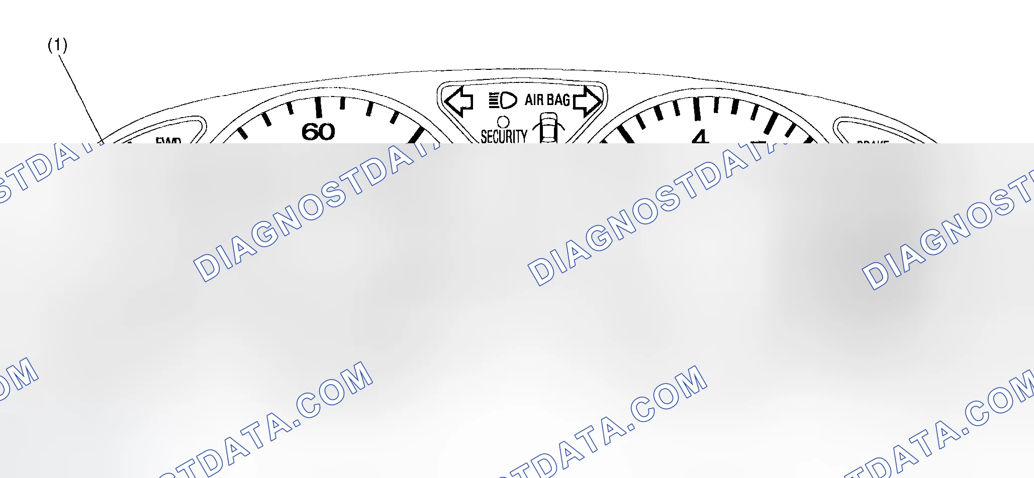 Scheme 299: Identifying ABS Warning Light (U.S.A.)