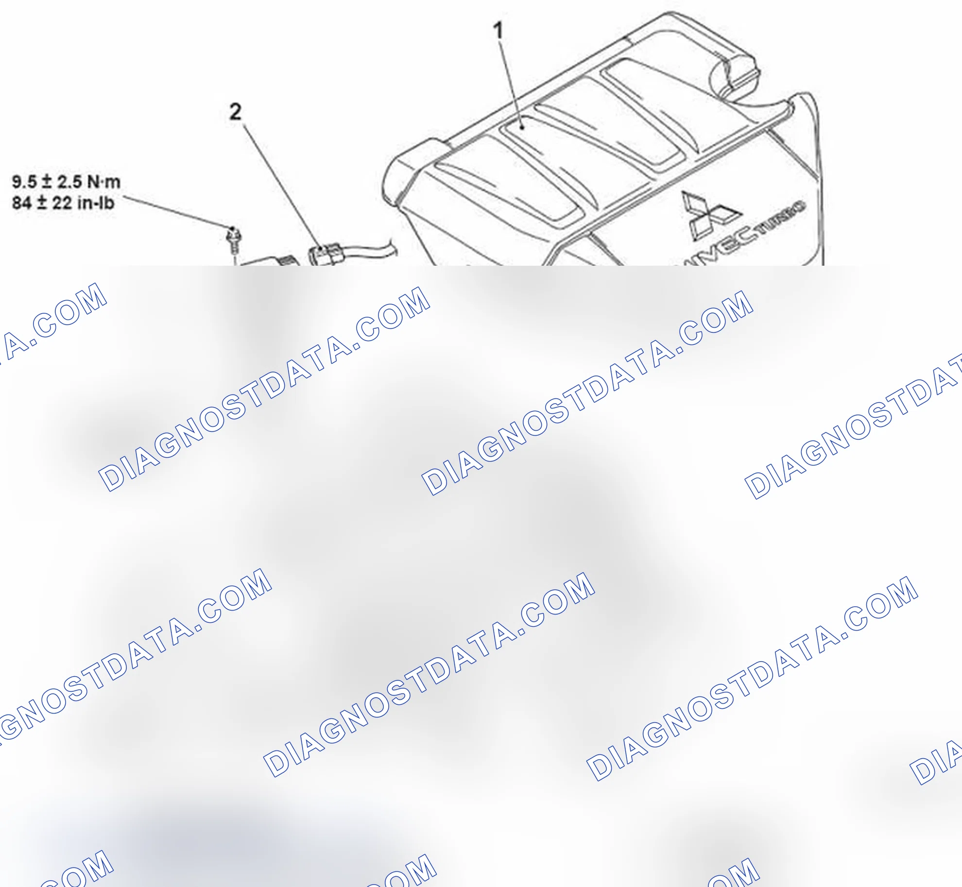 Scheme 11: REMOVAL AND INSTALLATION - 2.0L ENGINE TURBO