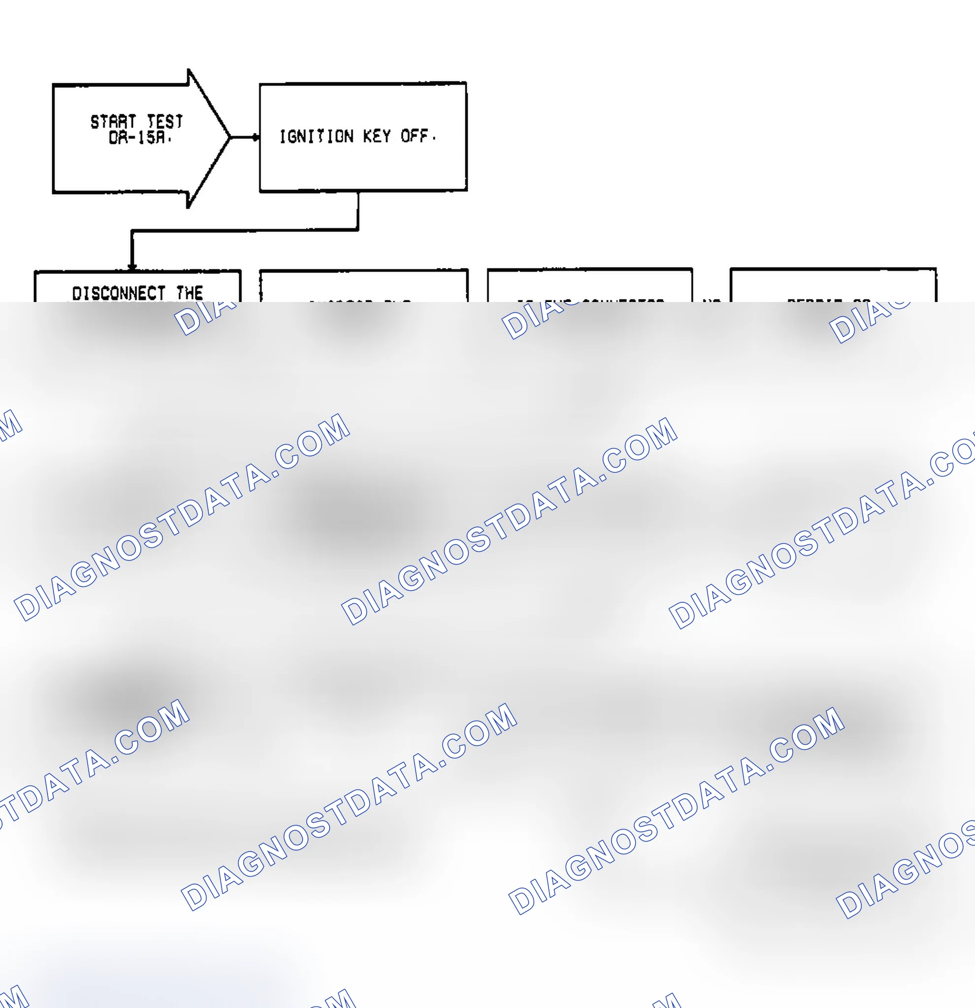 Scheme 616: Test DR-15A Code 27, (1 of 3) Injector No. 1 Control Circuit