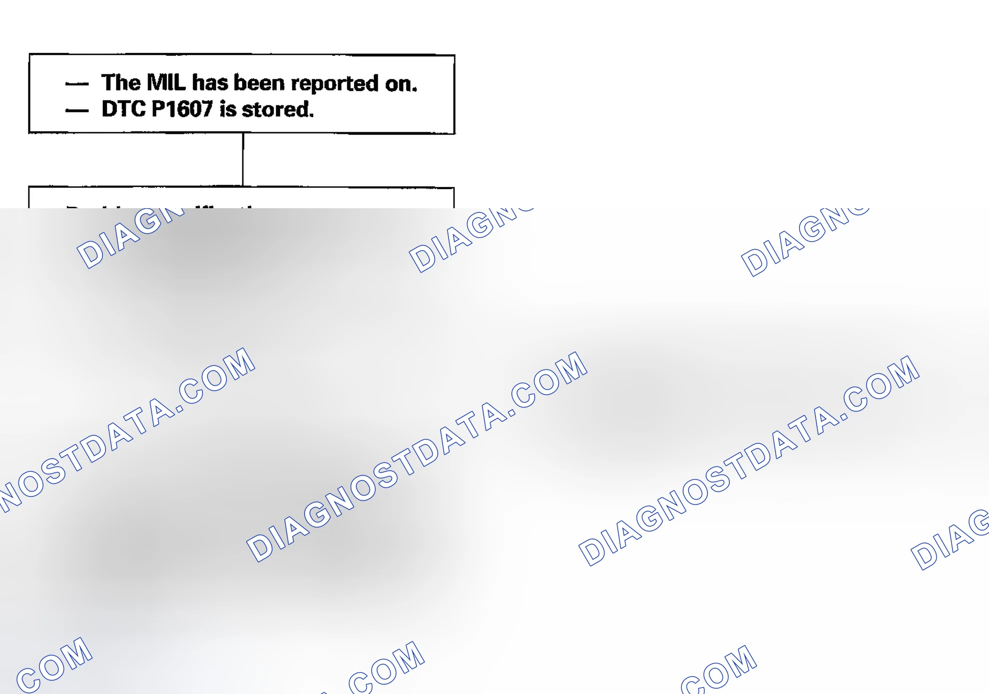 Scheme 101: DTC P1607: A PCM Internal Circuit Problem