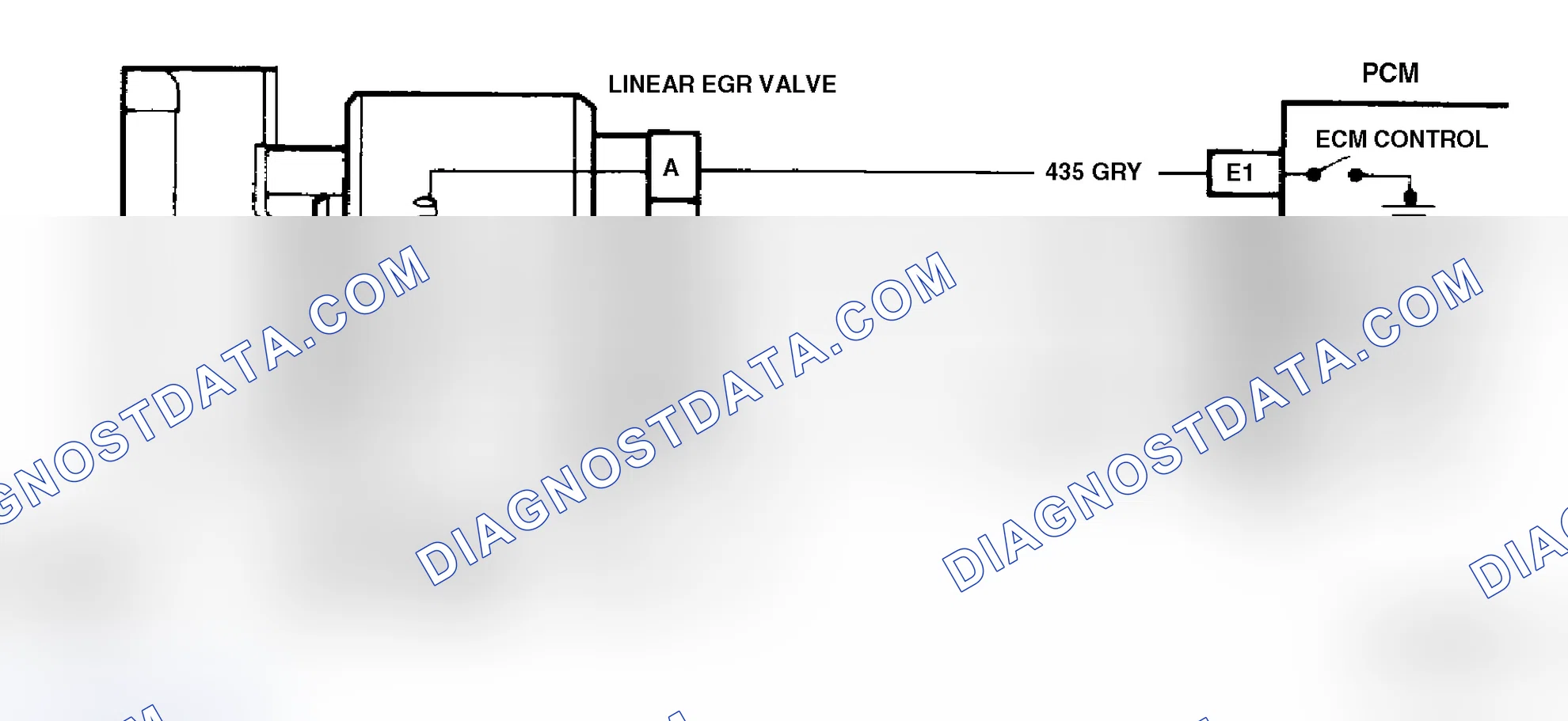 Scheme 37: Code 32 Schematic ("P" Series 4.3L) EGR Ckt. Error Using Manifold Vac., 2-Terminal Sol. & Back Press. EGR