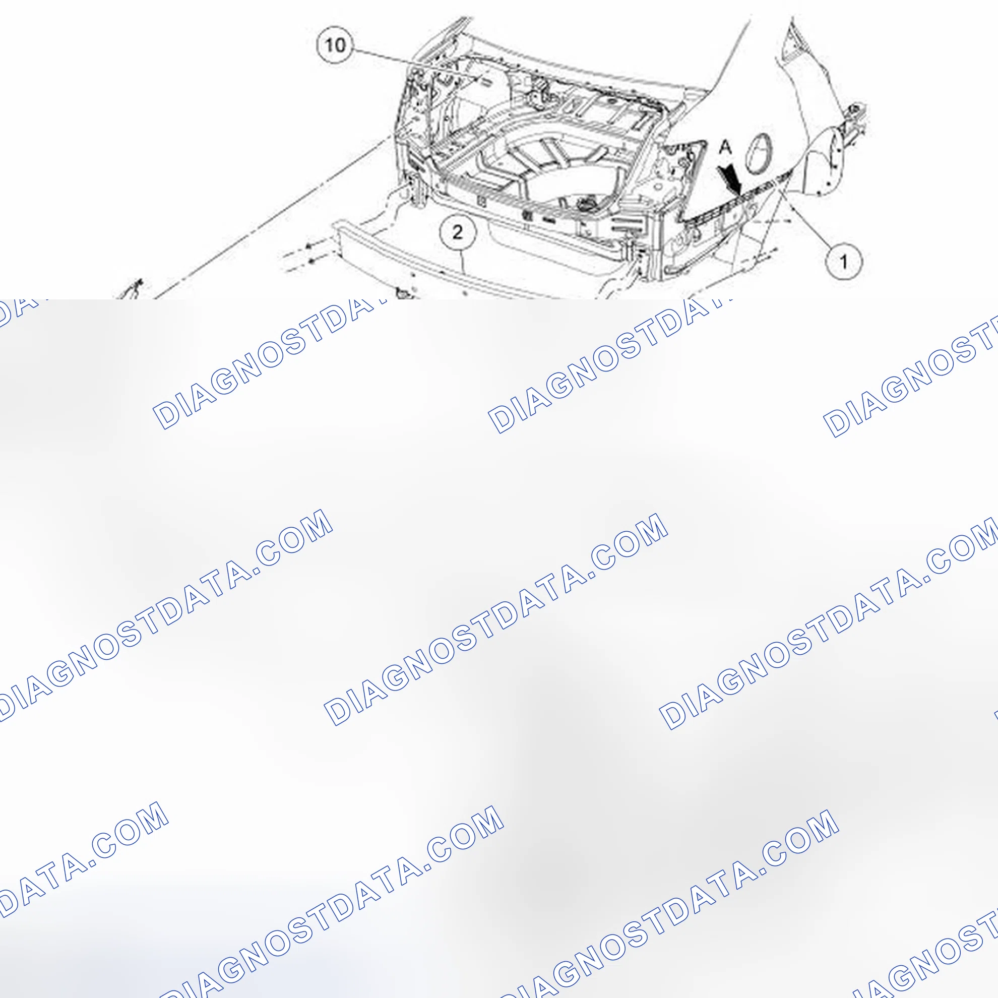 Scheme 13: Bumper - Exploded View, Rear