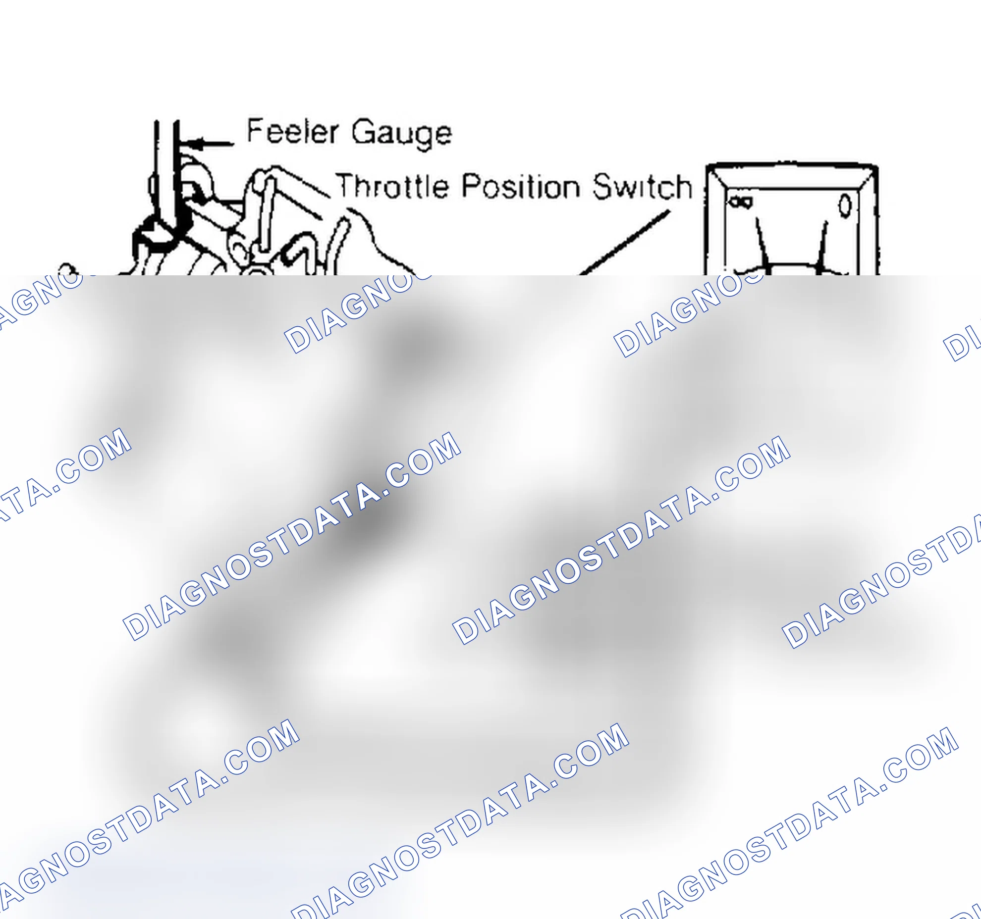 Scheme 4: THROTTLE POSITION SWITCH TERMINALS (PRIZM 4A-FE VIN 6) ID