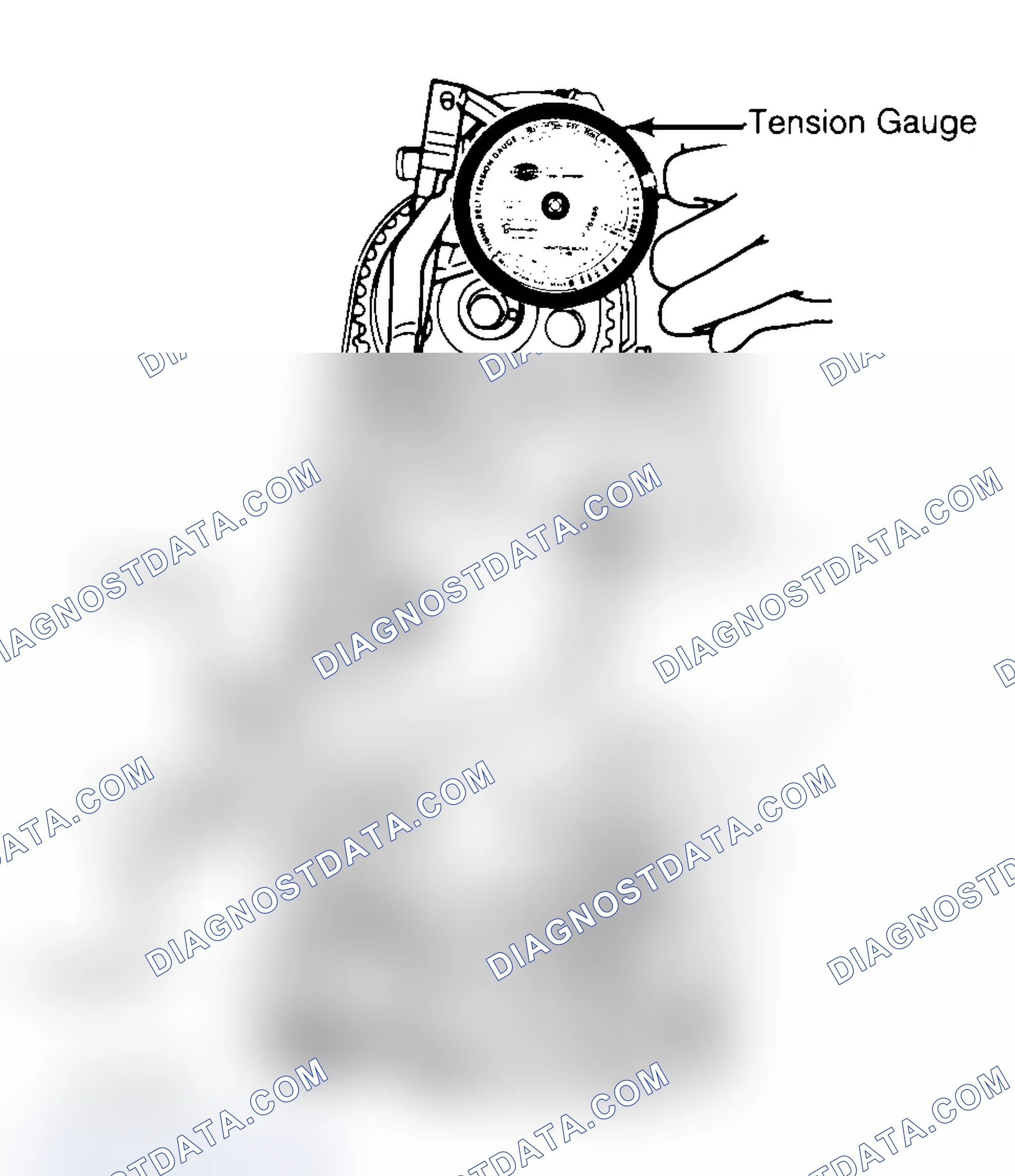 Scheme 28: Adjusting Typical Timing Belt Tension