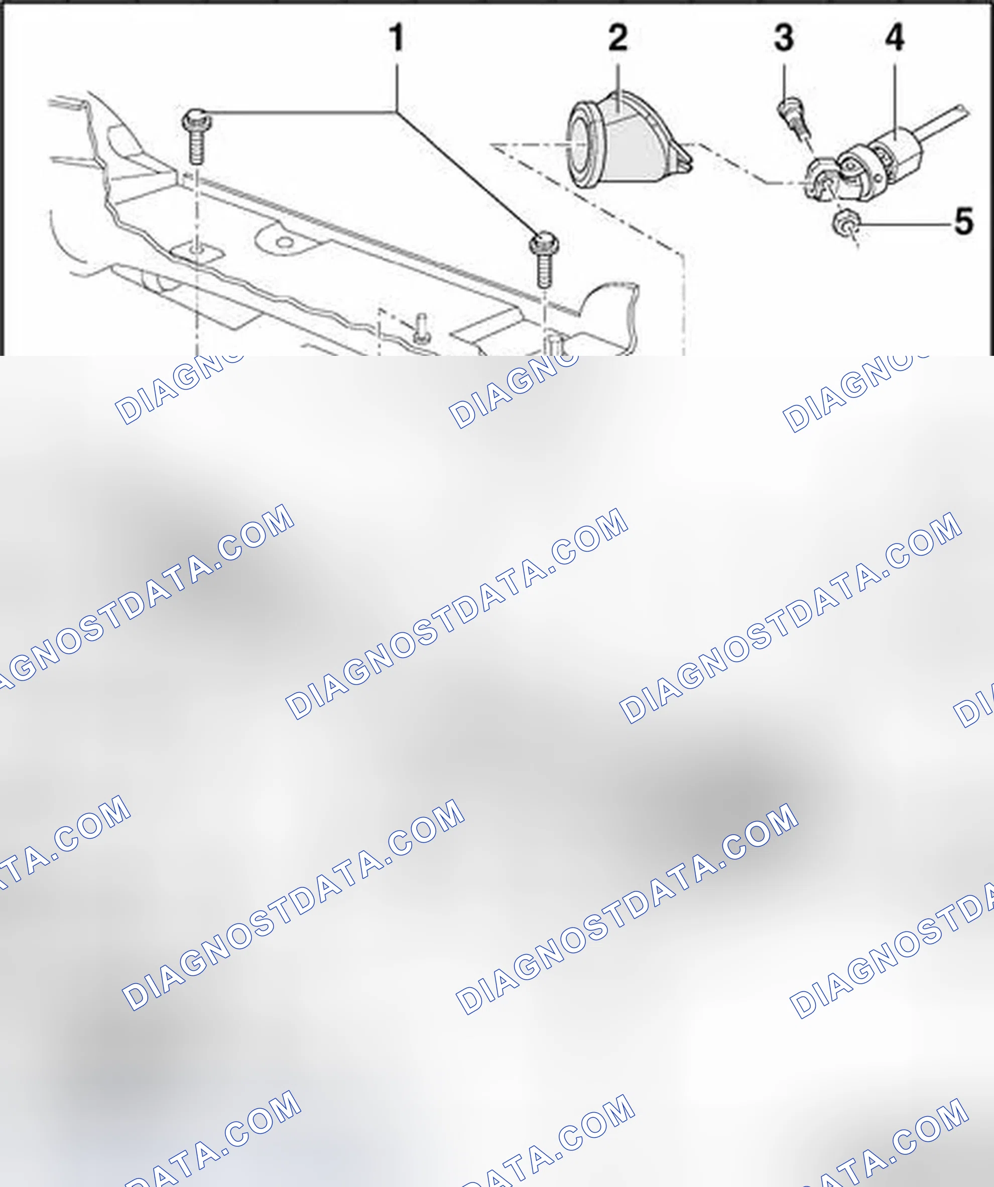 Scheme 299: Steering gear, assembly overview