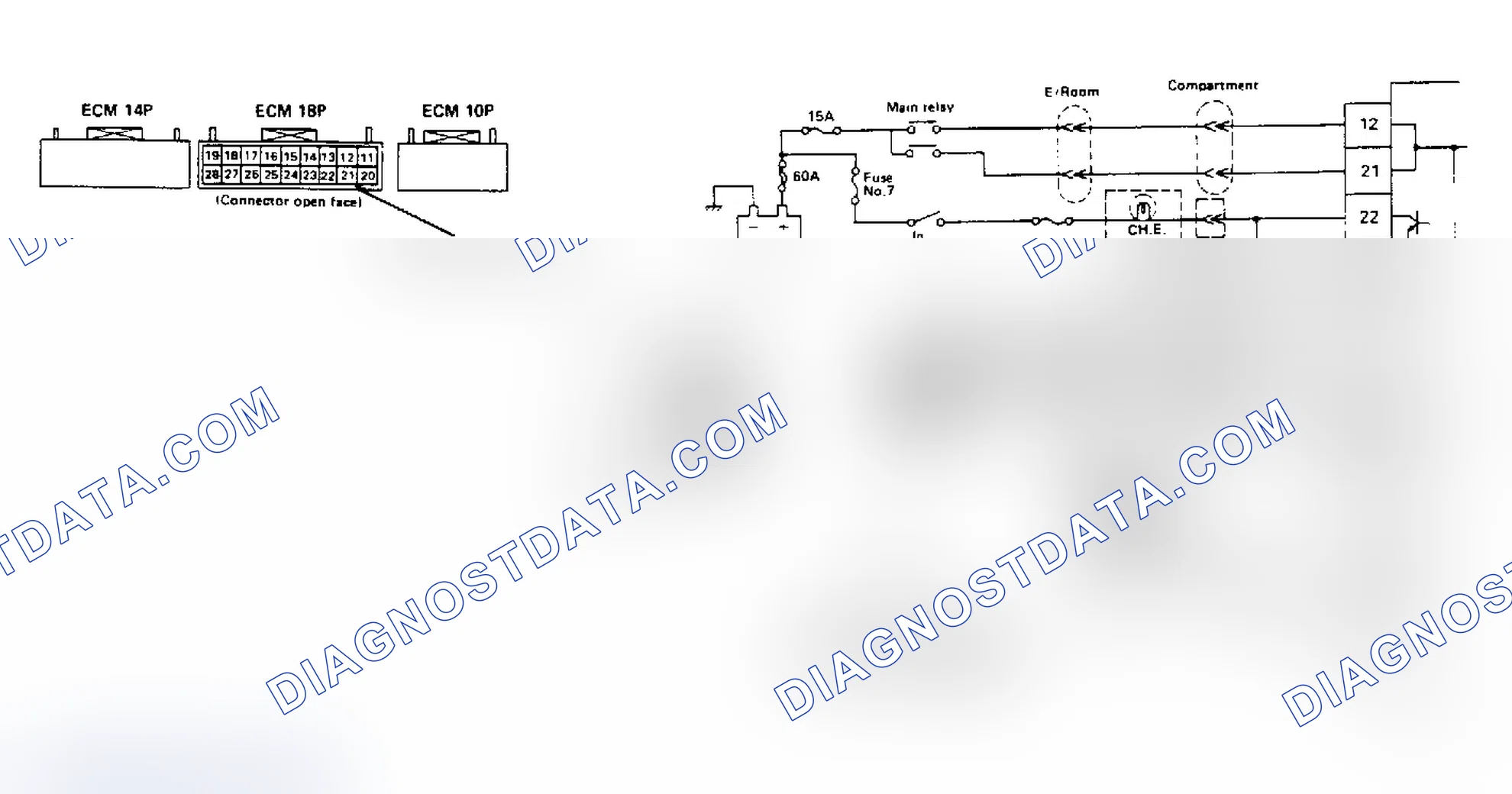 Scheme 90: TEST NO. 2 - CHECK ENGINE LIGHT INOPERATIVE