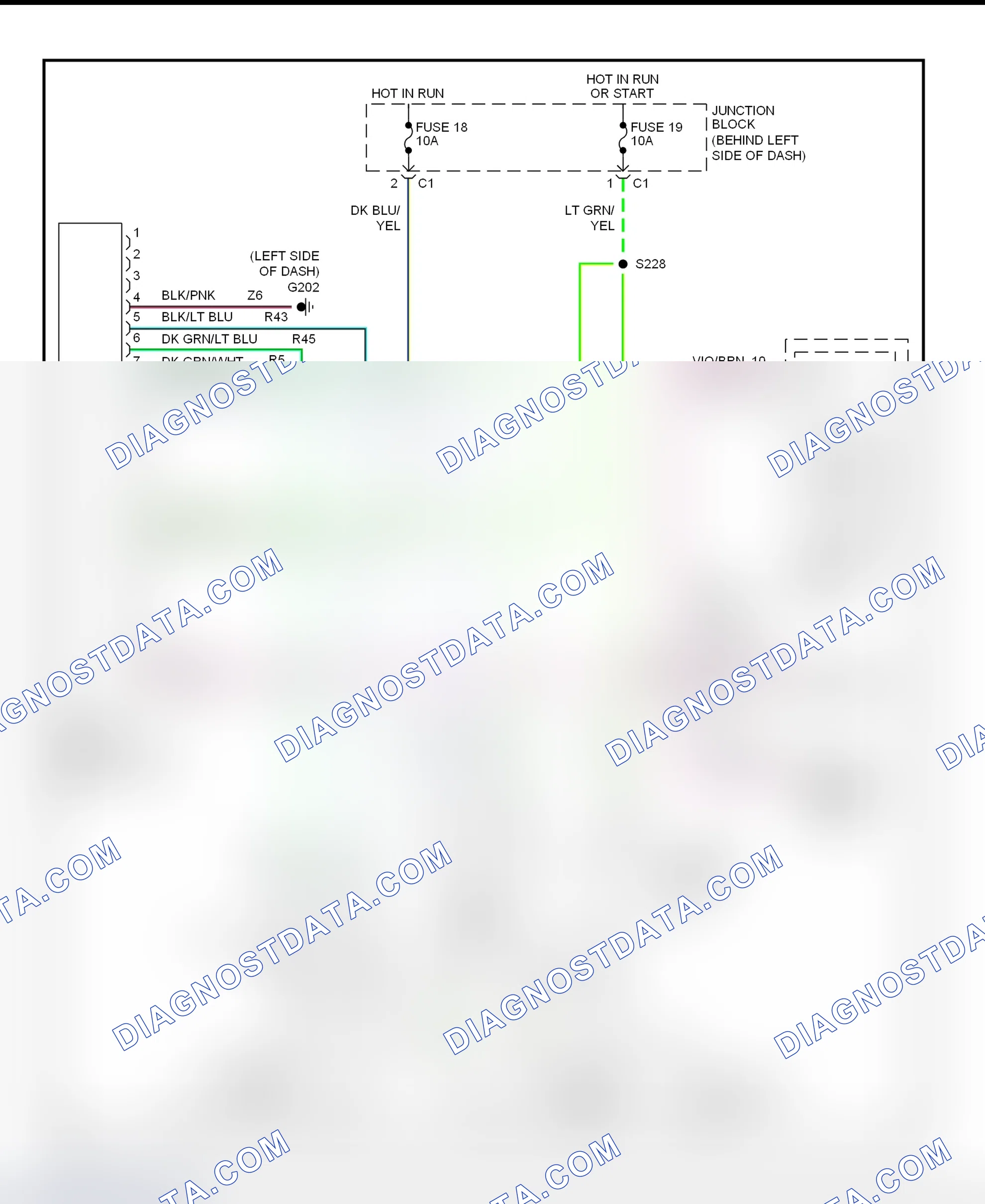 Scheme 1: Air Bag System Wiring Diagram (Ram Van/Wagon)