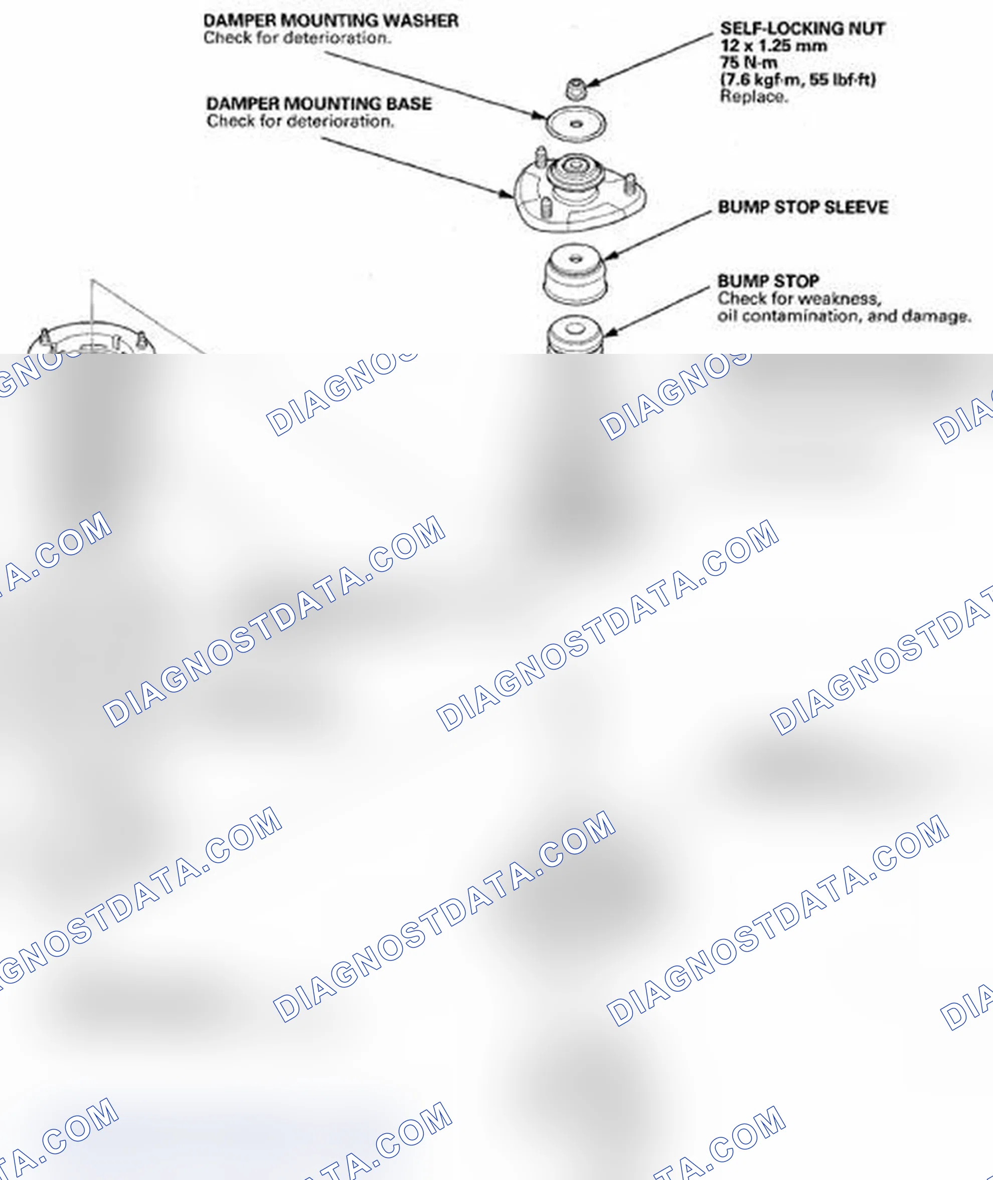 Scheme 47: Exploded View-Without active damper system