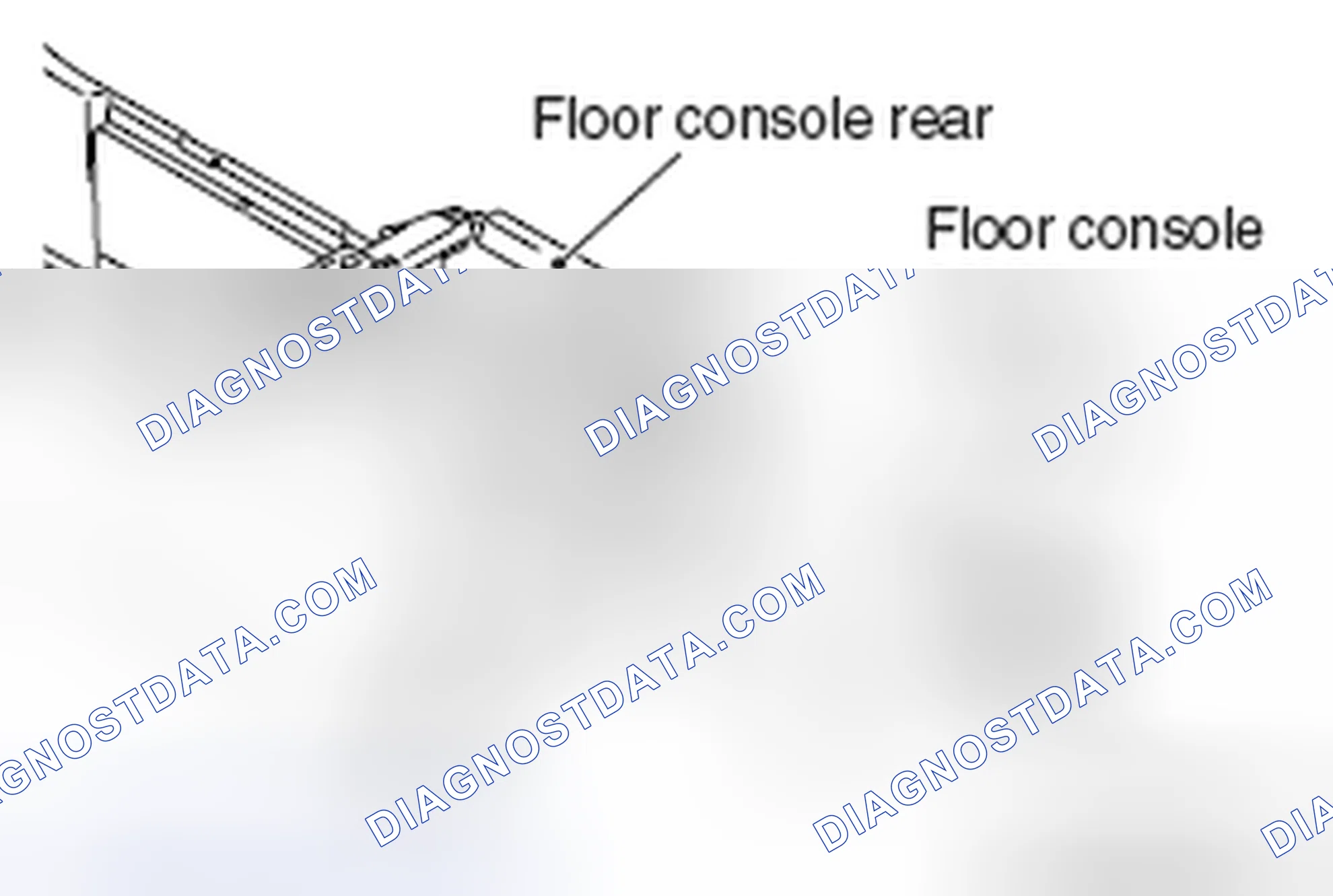 Scheme 25: >> B << FLOOR CONSOLE COVER REASSEMBLY