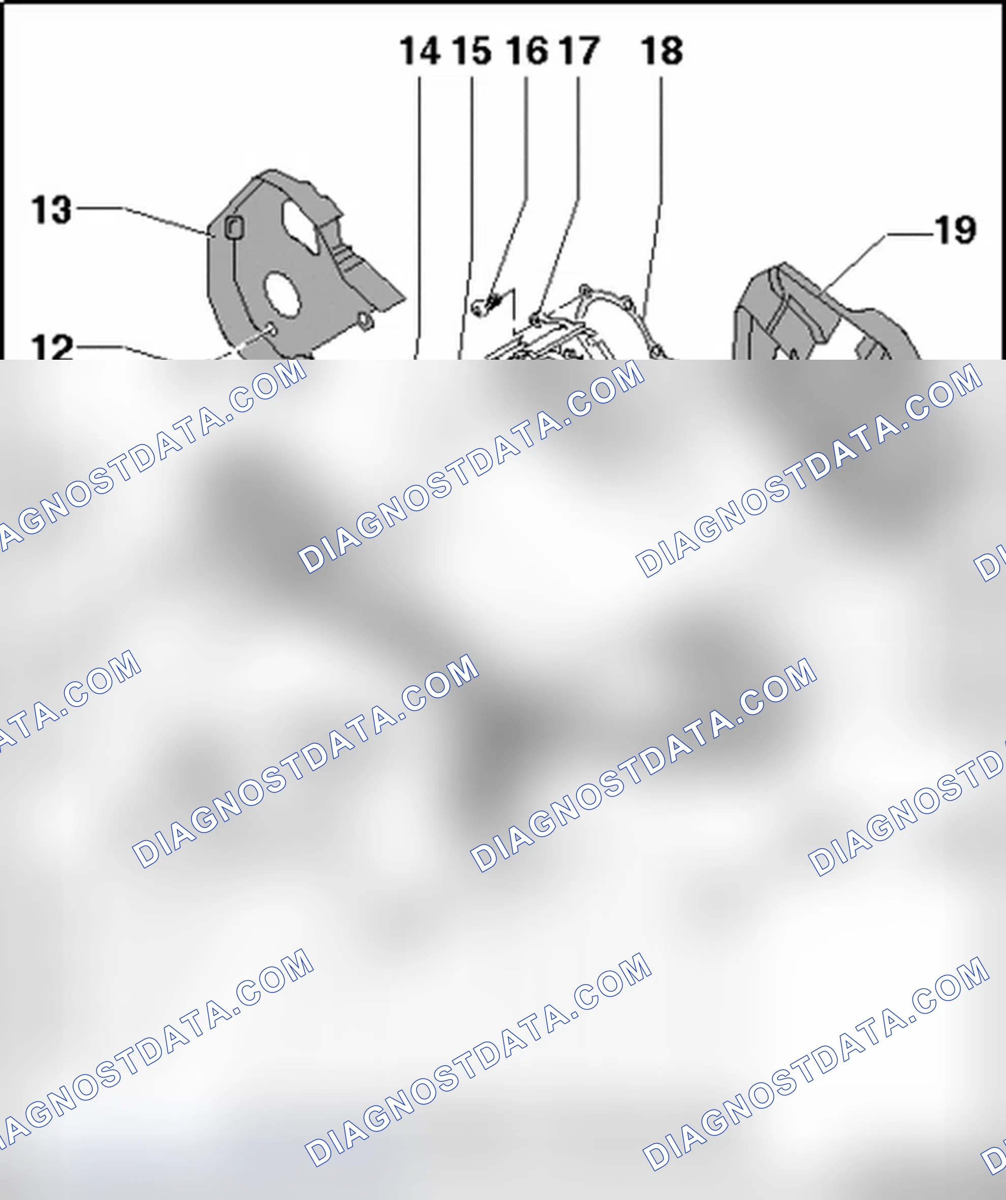 Scheme 118: Toothed belt drive, assembly overview