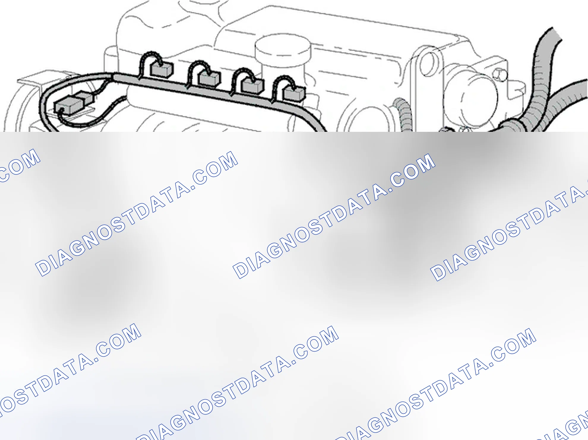 Scheme 129: Removing the cable harness