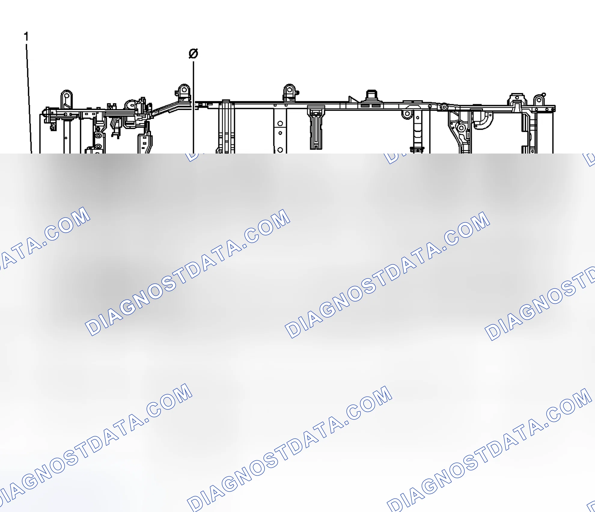 Scheme 5: Dimensions - Frame (2500 Suburban/Yukon XL/Avalanche 2WD)