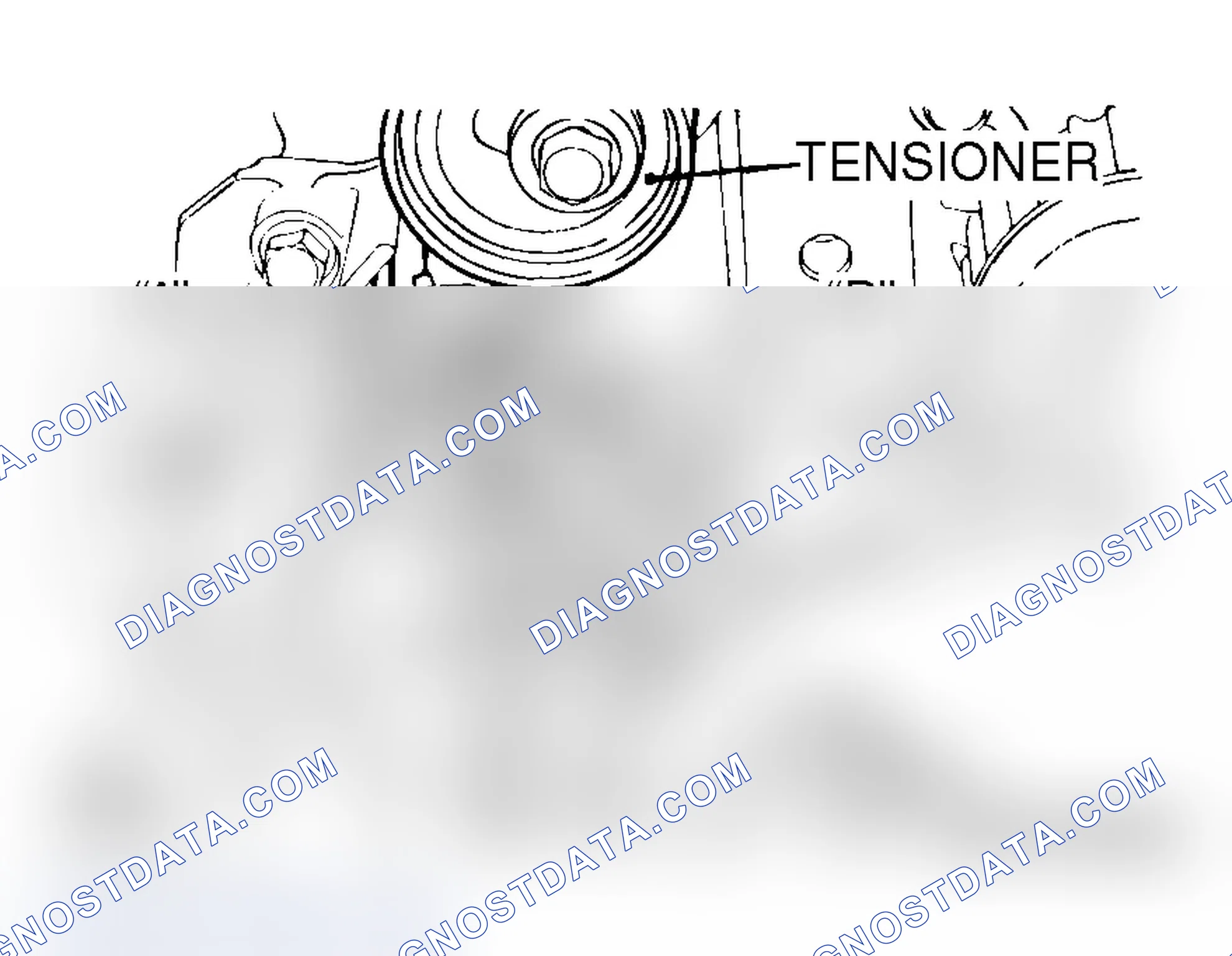 Scheme 242: >>D<< TENSIONER SPRING INSTALLATION