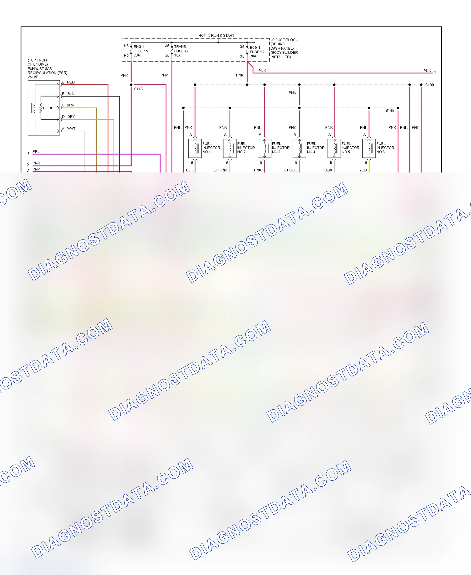 Scheme 88: PCM Wiring Diagram (Forward Control - Commercial Chassis - 4.3L - 2 Of 4)