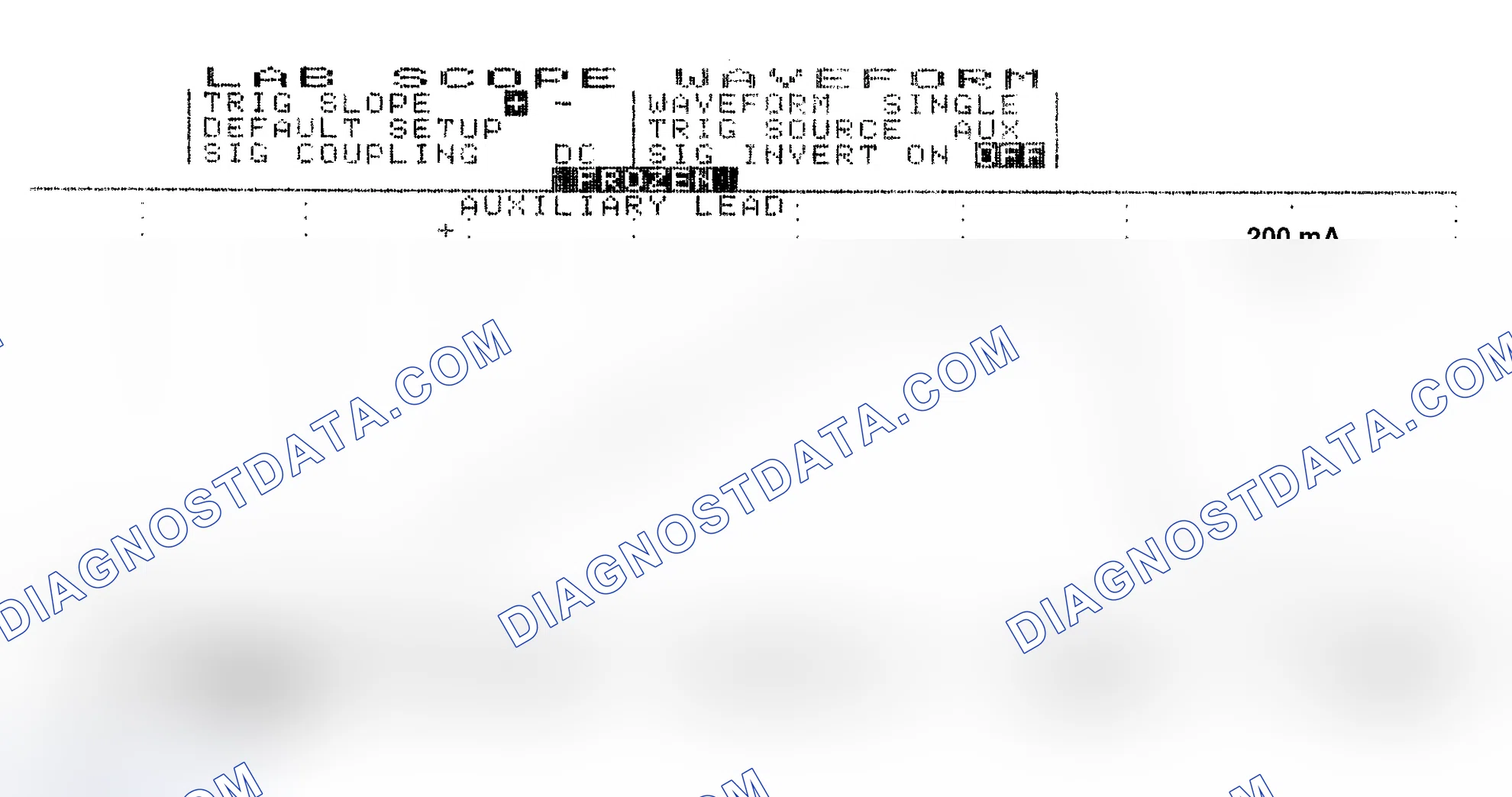 Scheme 13: Single Injector w/Normal Current Flow - Current Pattern