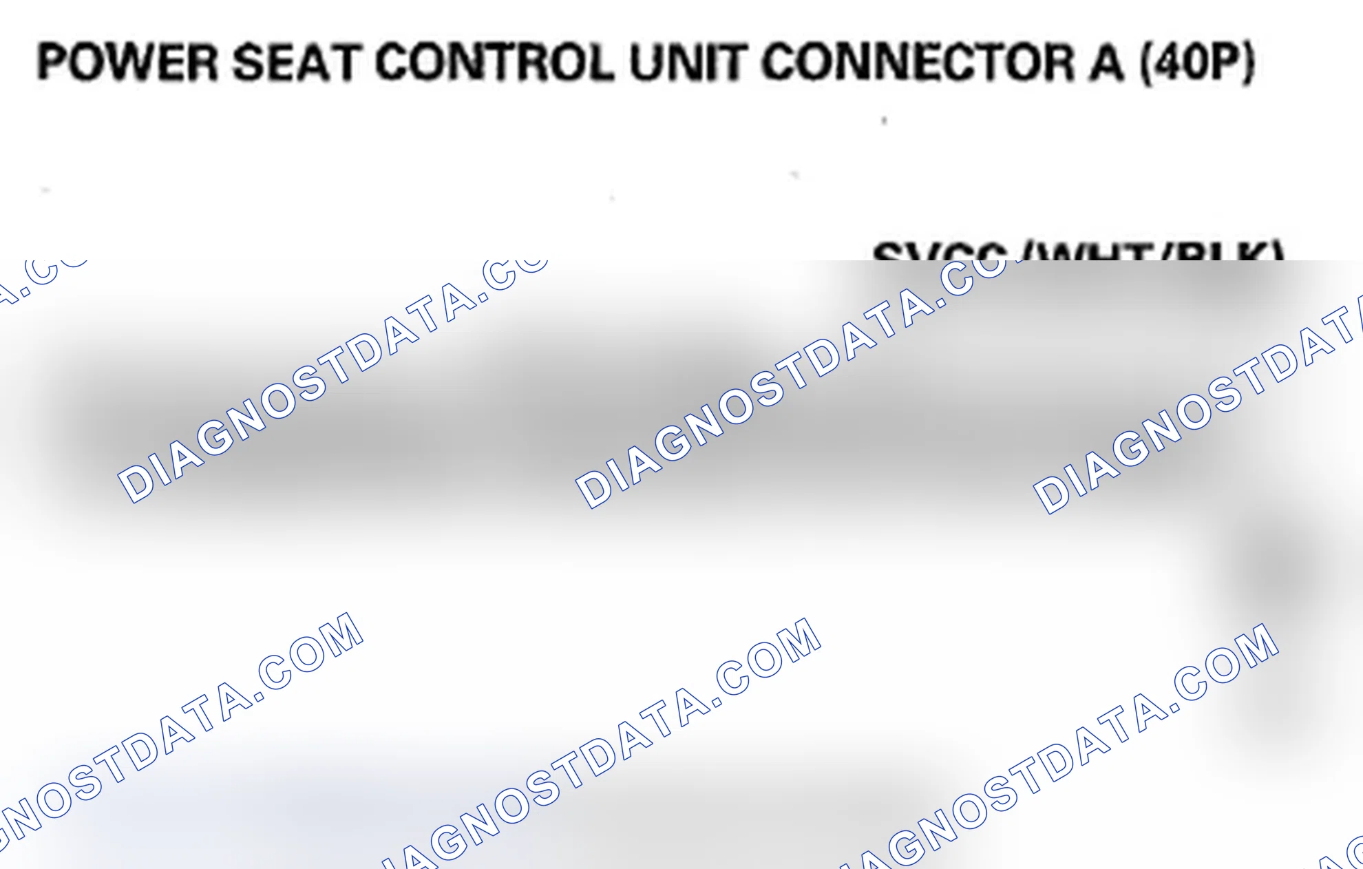 Scheme 380: DTC B1836: Power Seat Position Sensor Circuit Short
