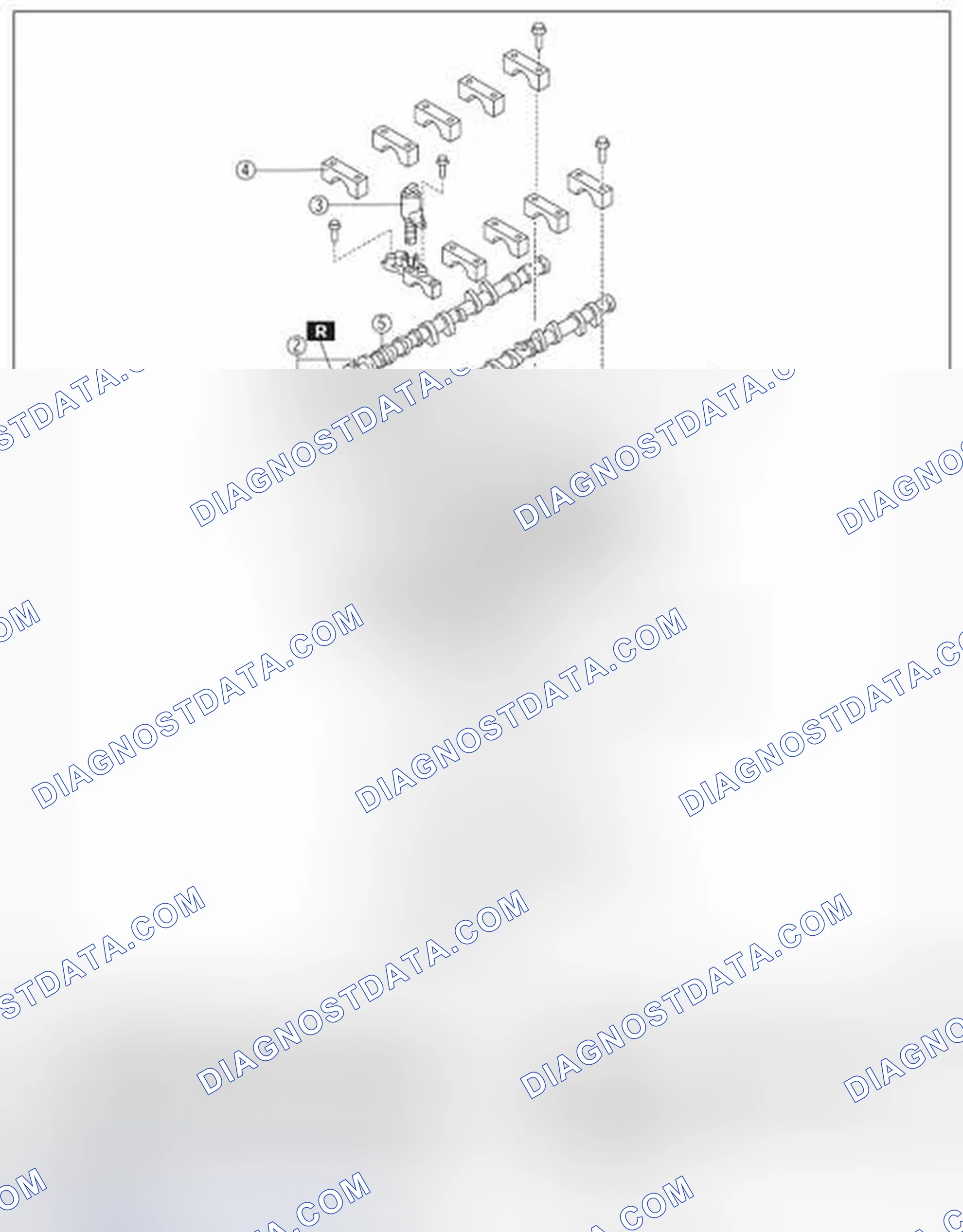 Scheme 544: CYLINDER HEAD DISASSEMBLY (I)
