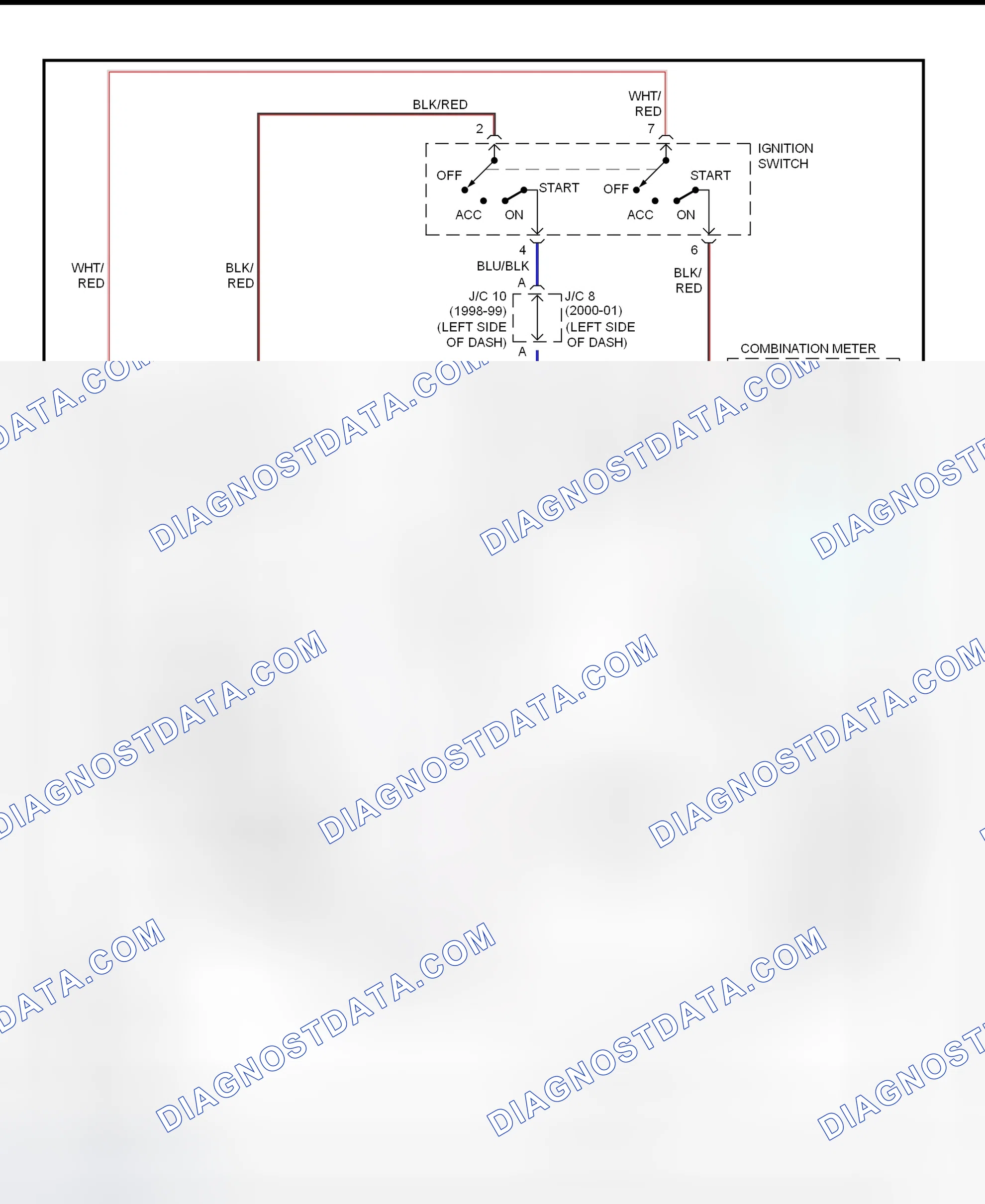 Scheme 5: Charging System Wiring Diagram (LX470)