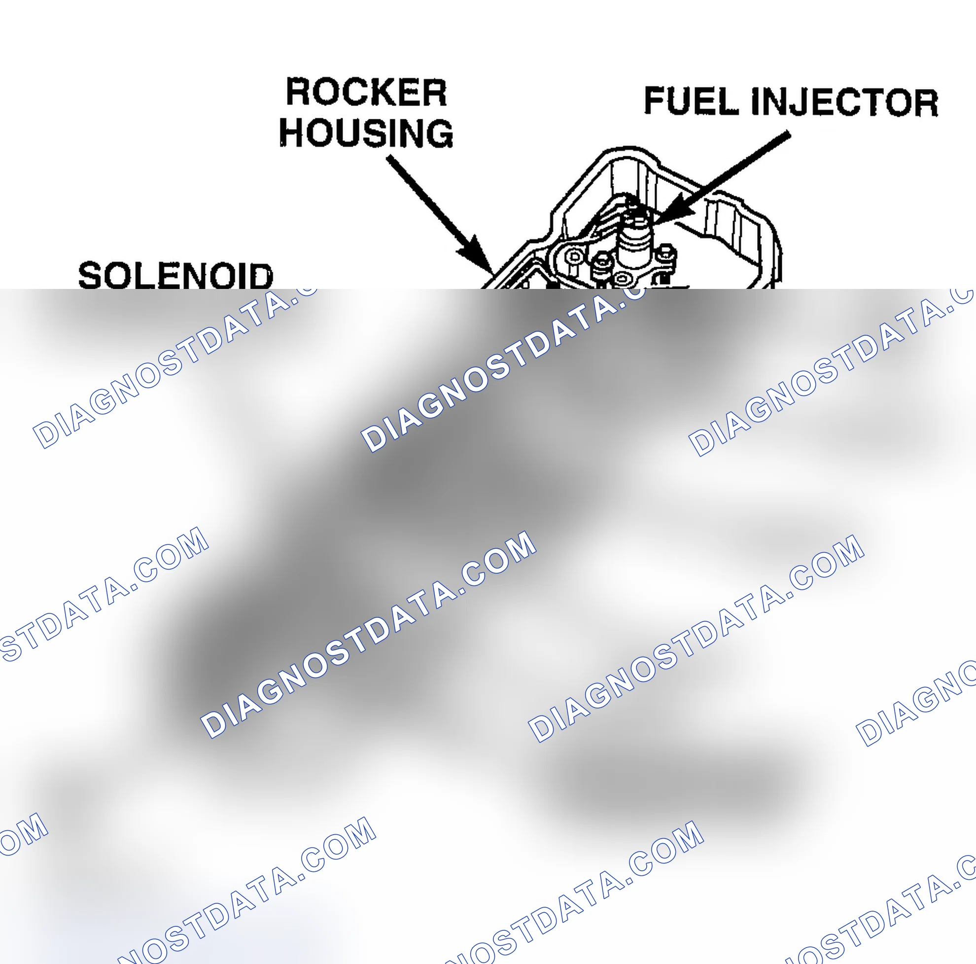 Scheme 742: INJECTOR LOCATIONS - DIESEL